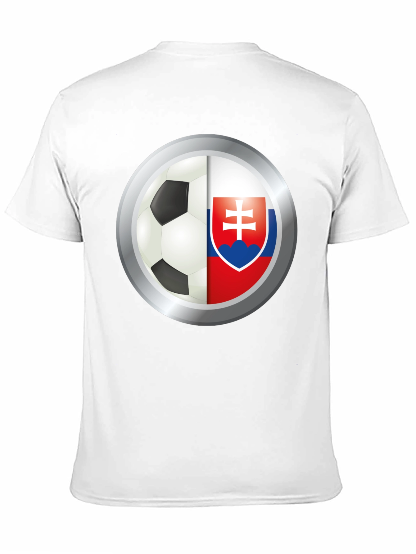 Slovakia Soccer Flag T-Shirt