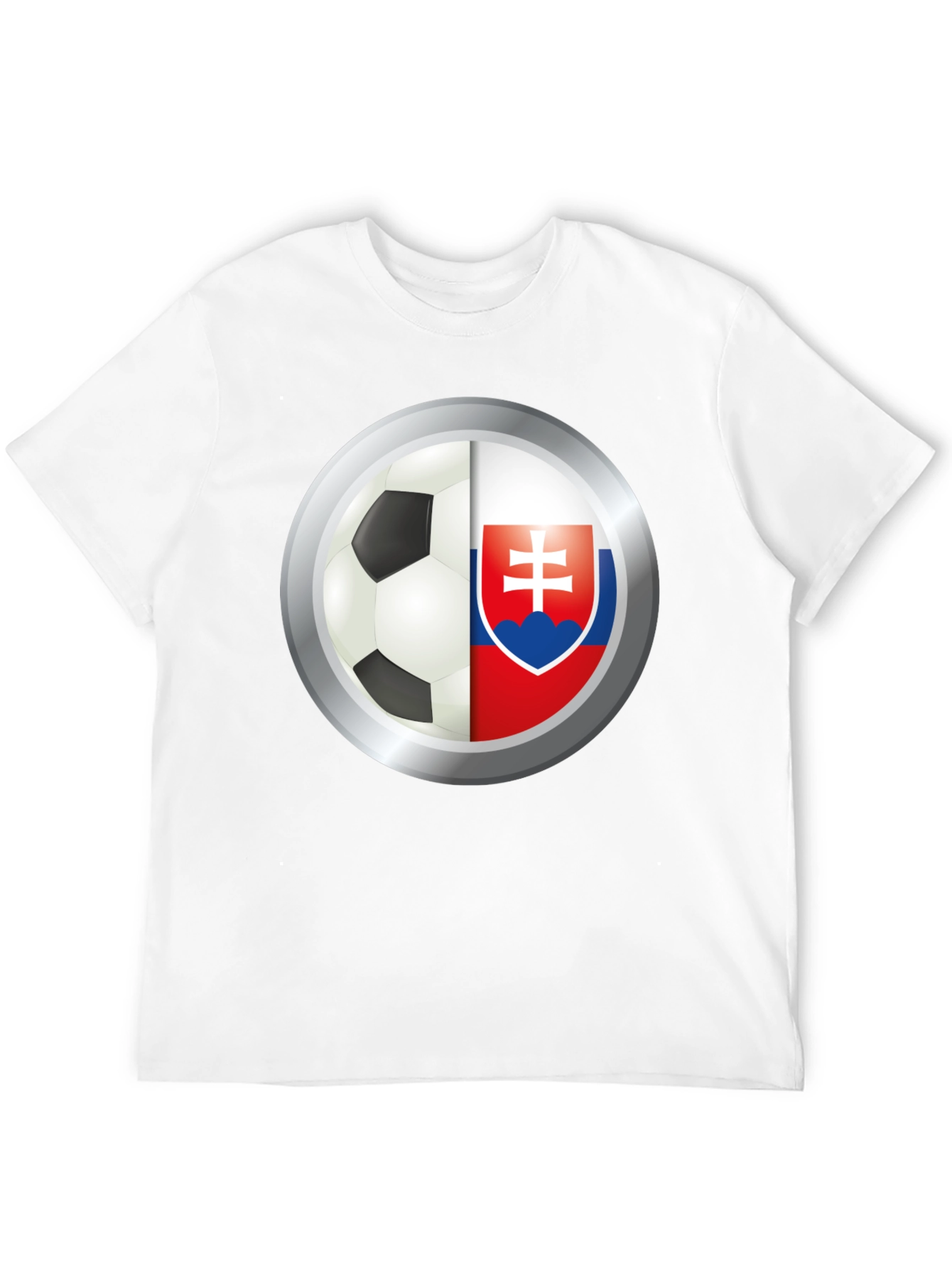 Slovakia Soccer Flag T-Shirt