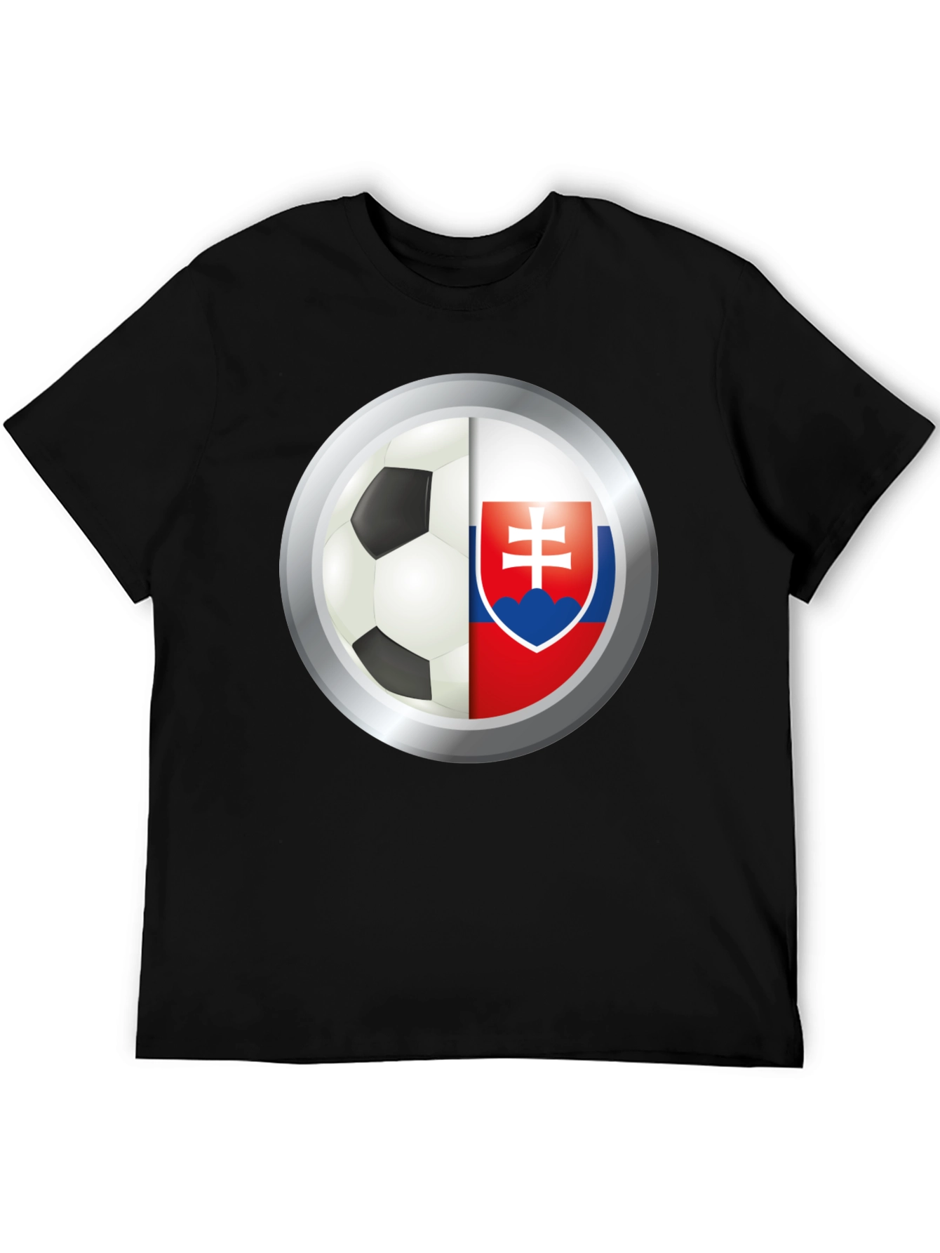 Slovakia Soccer Flag T-Shirt
