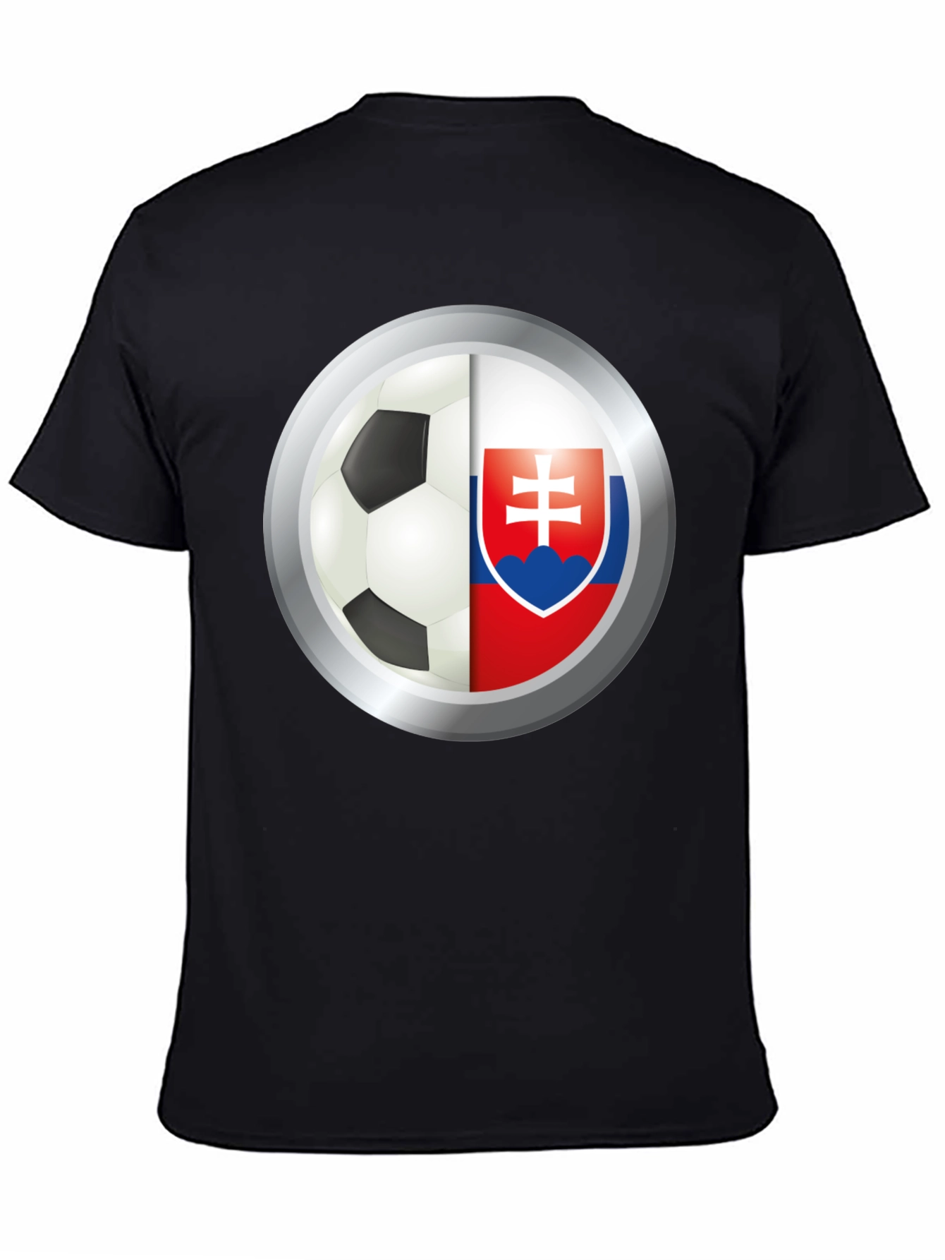 Slovakia Soccer Flag T-Shirt