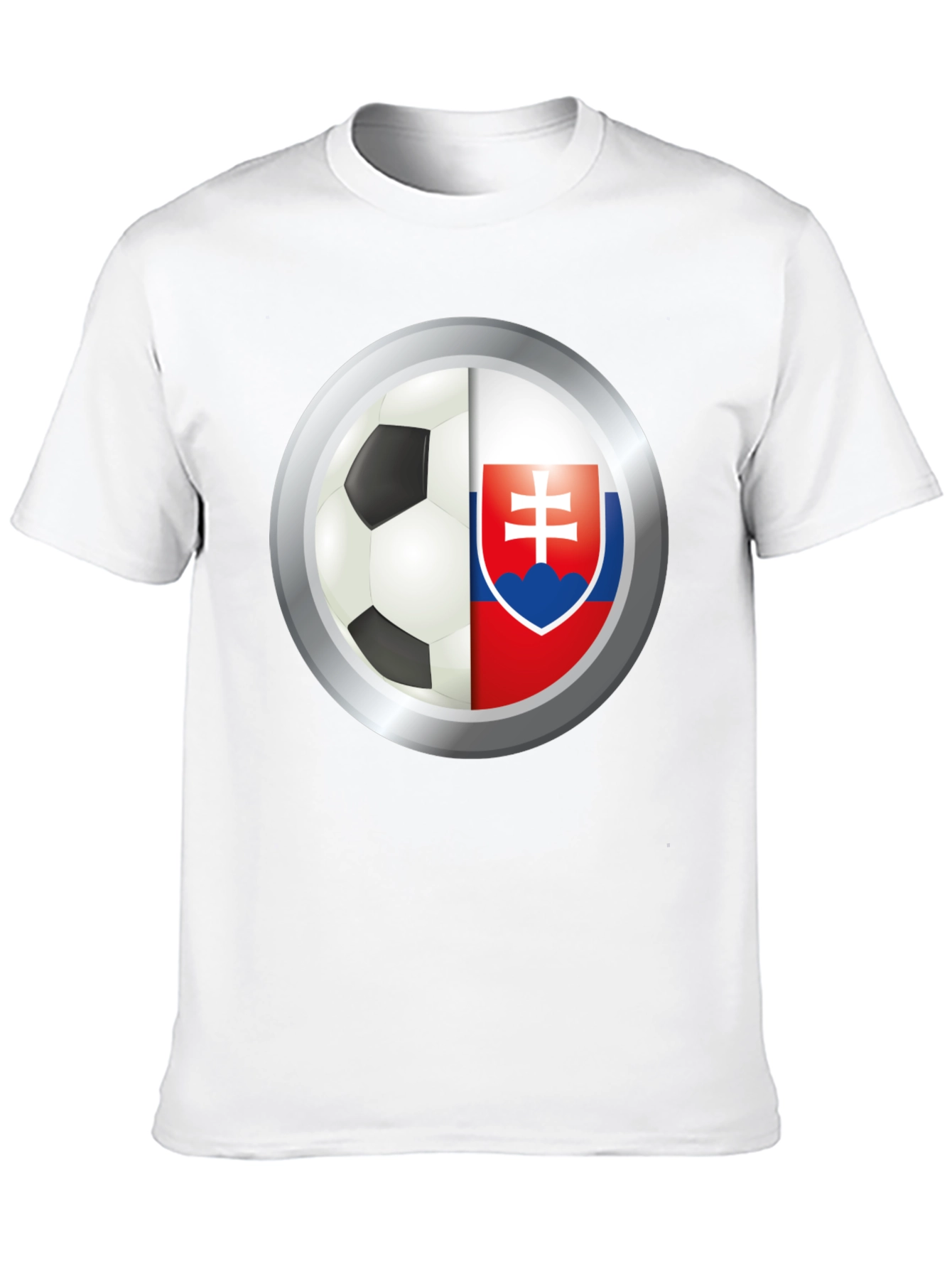 Slovakia Soccer Flag T-Shirt
