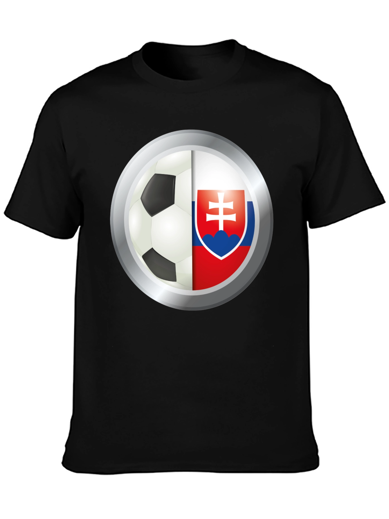 Slovakia Soccer Flag T-Shirt
