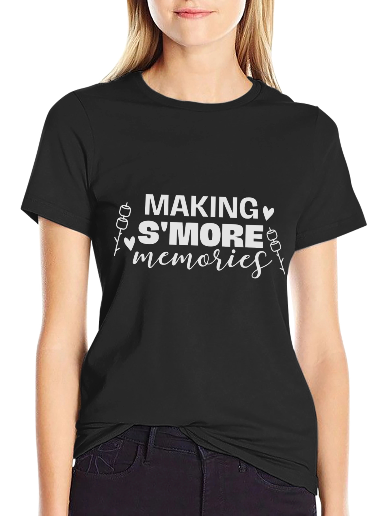 Making Smore Memories Black Tee