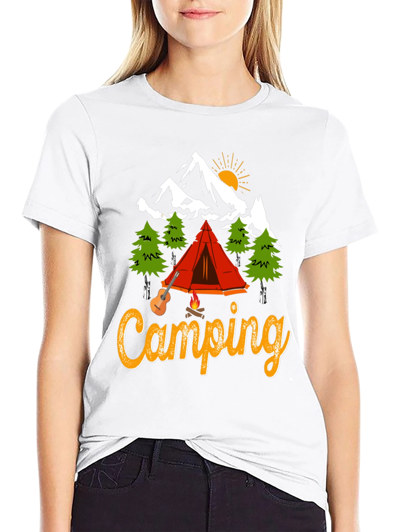 Camping Adventure Graphic T-Shirt