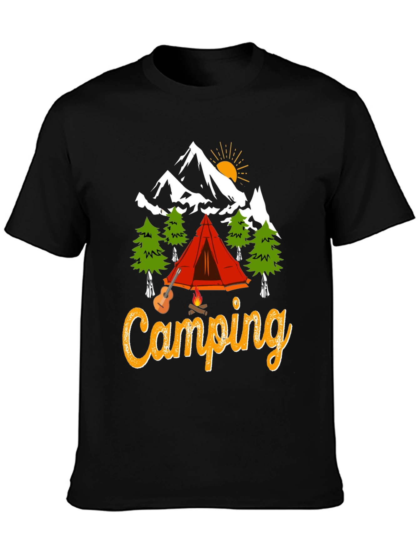 Camping Adventure Graphic T-Shirt