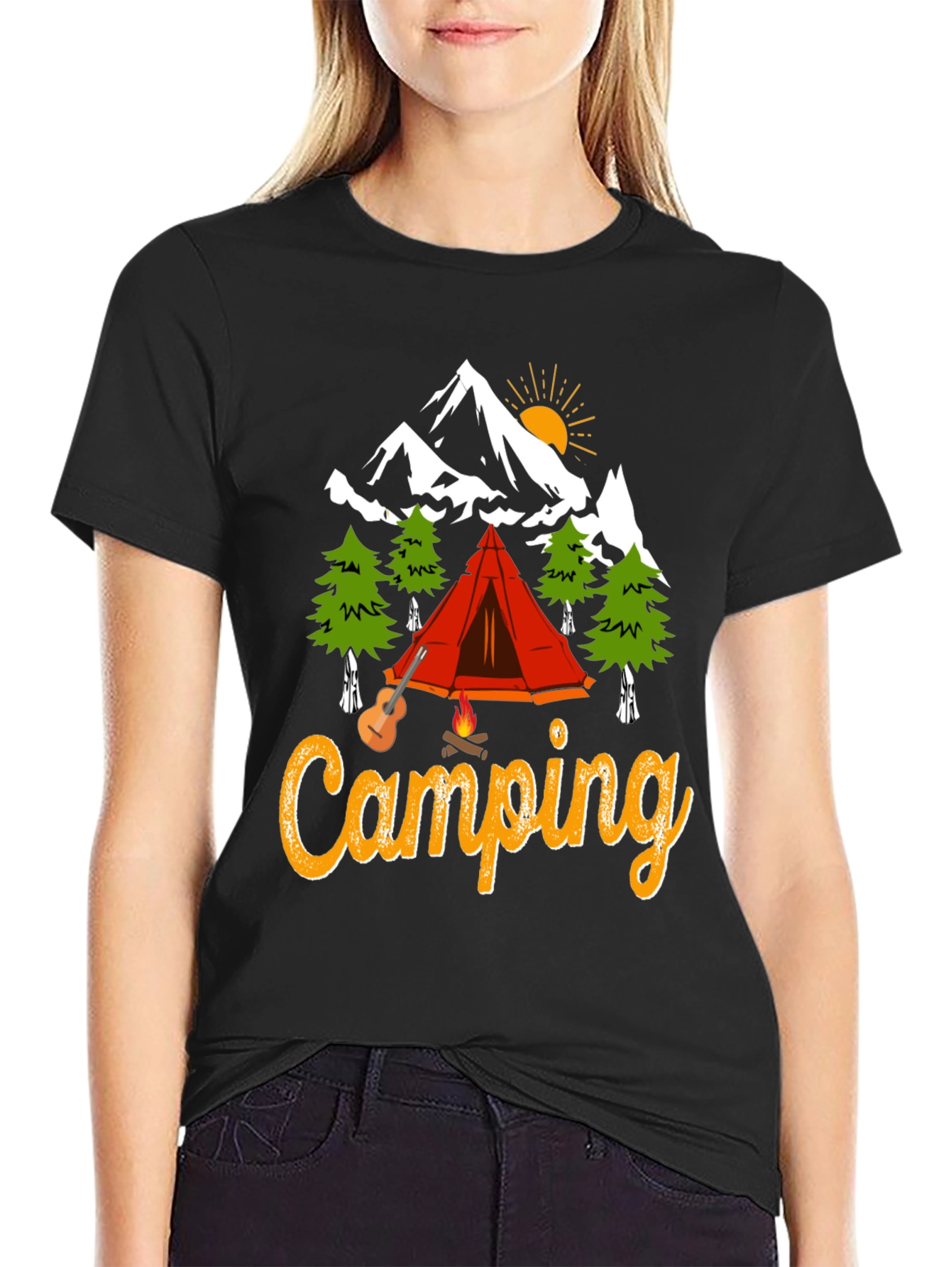Camping Adventure Graphic T-Shirt