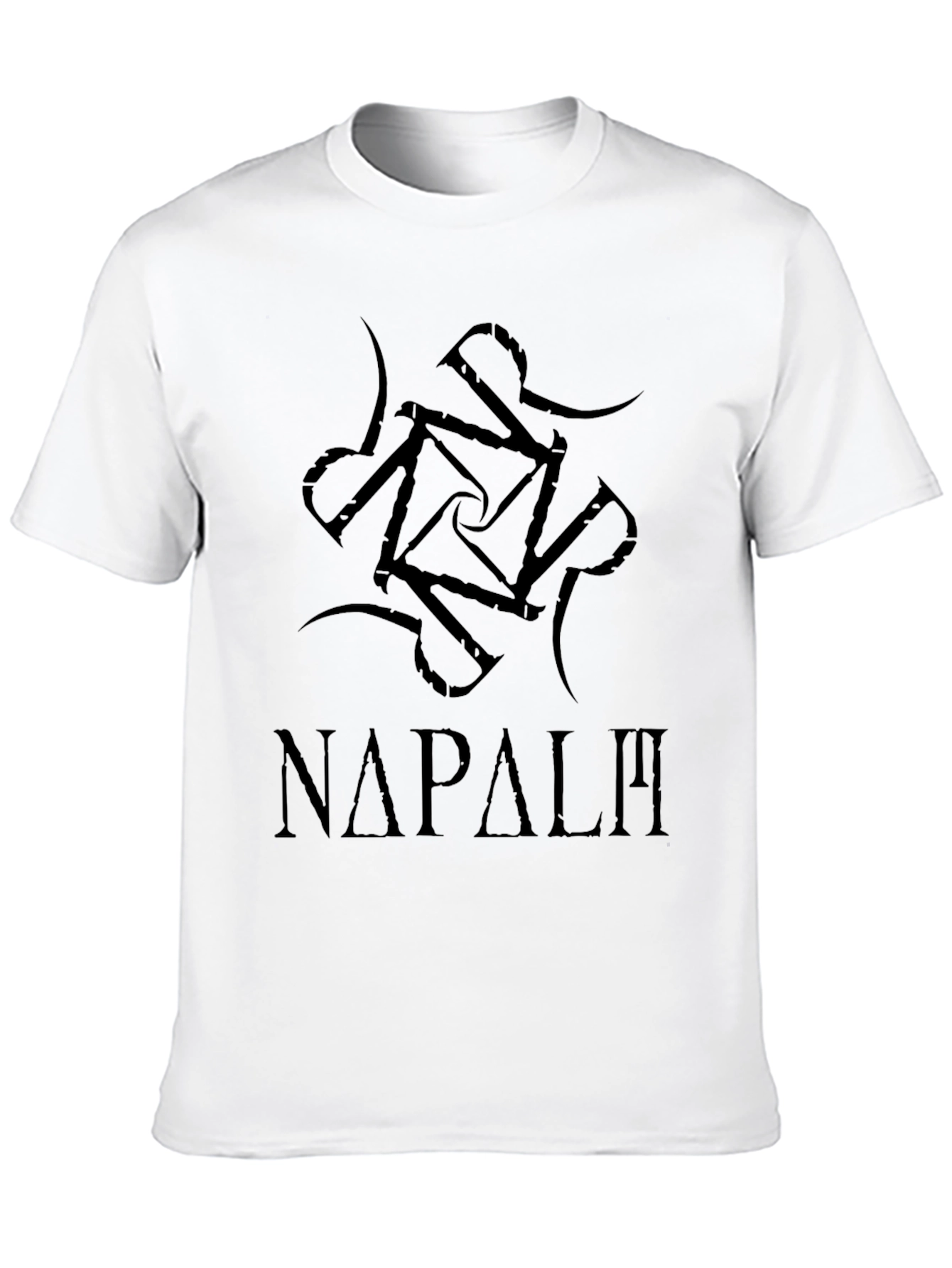 Napalm Death Band Logo Black T-Shirt