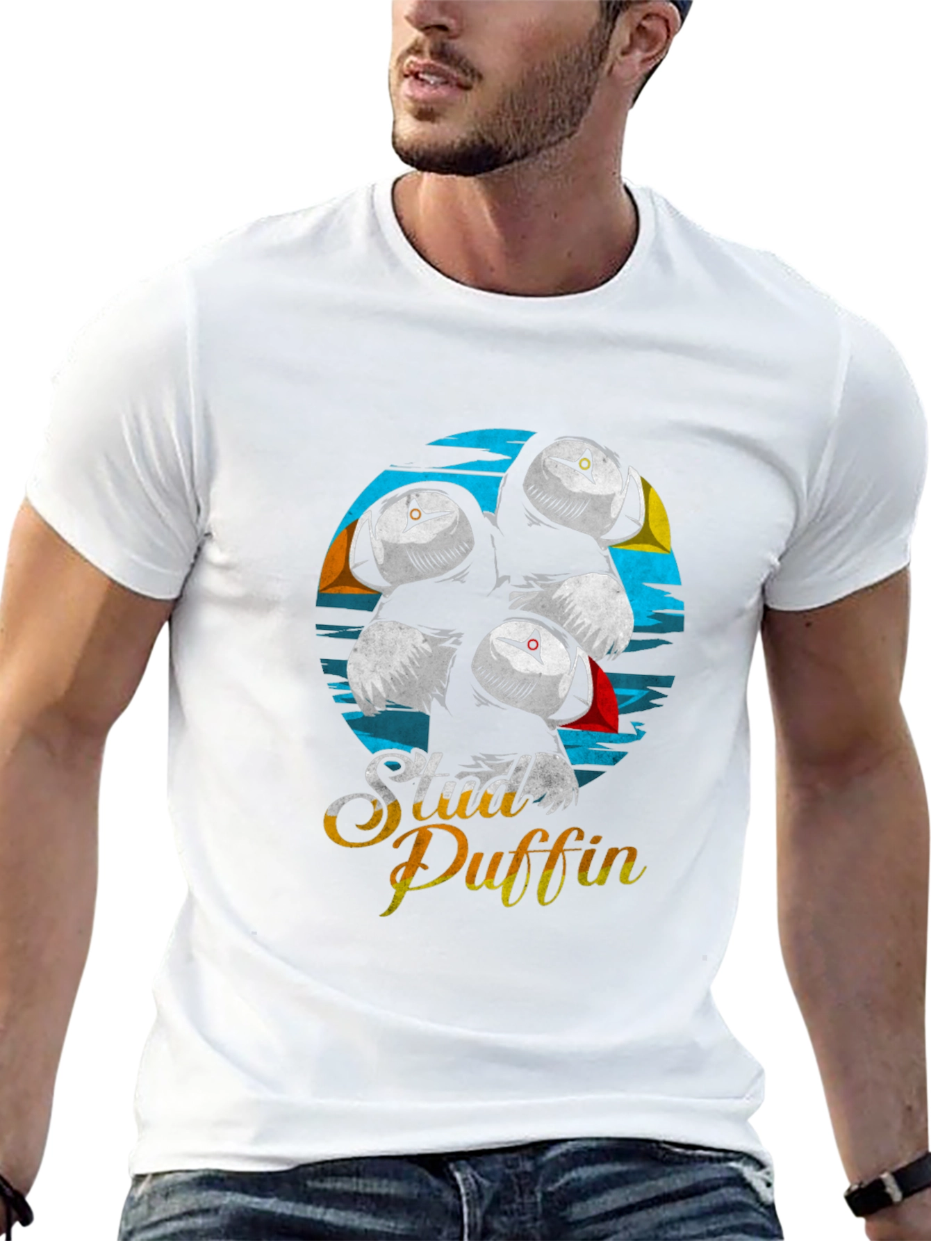 Stud Puffin Graphic T-Shirt
