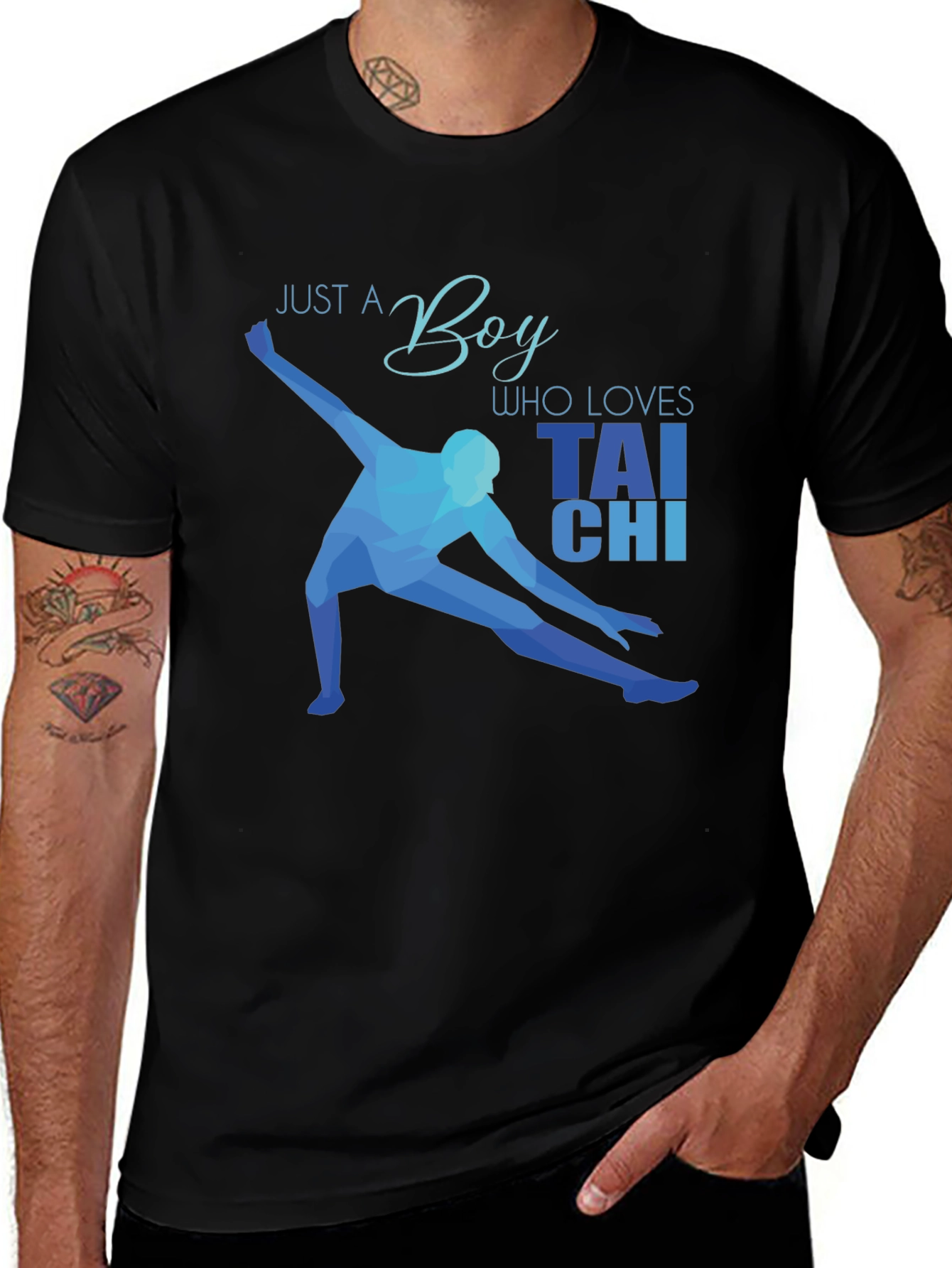Tai Chi Boy Graphic T-Shirt - Martial Arts Tee