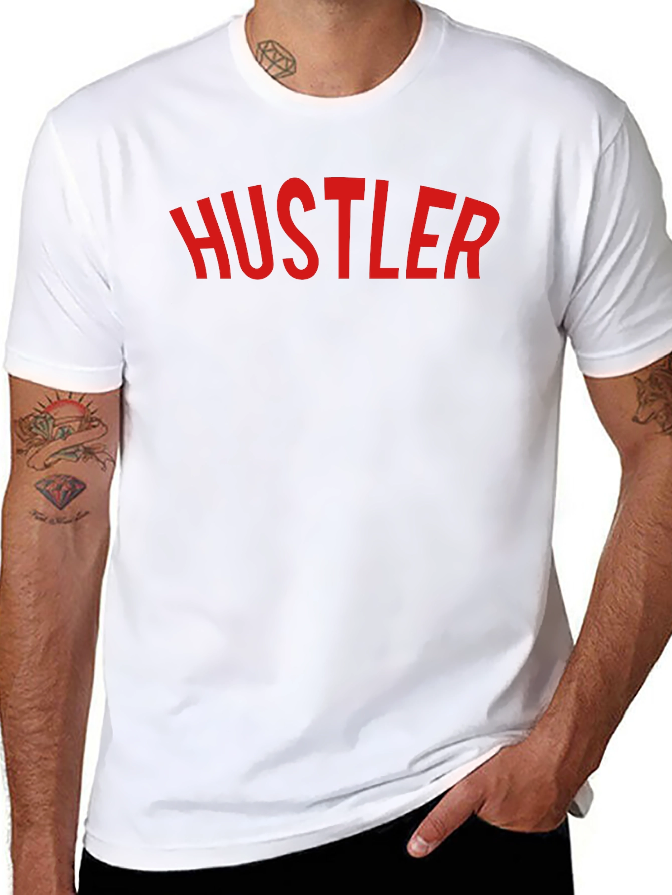 Hustler Graphic Tee - Bold Statement Shirt