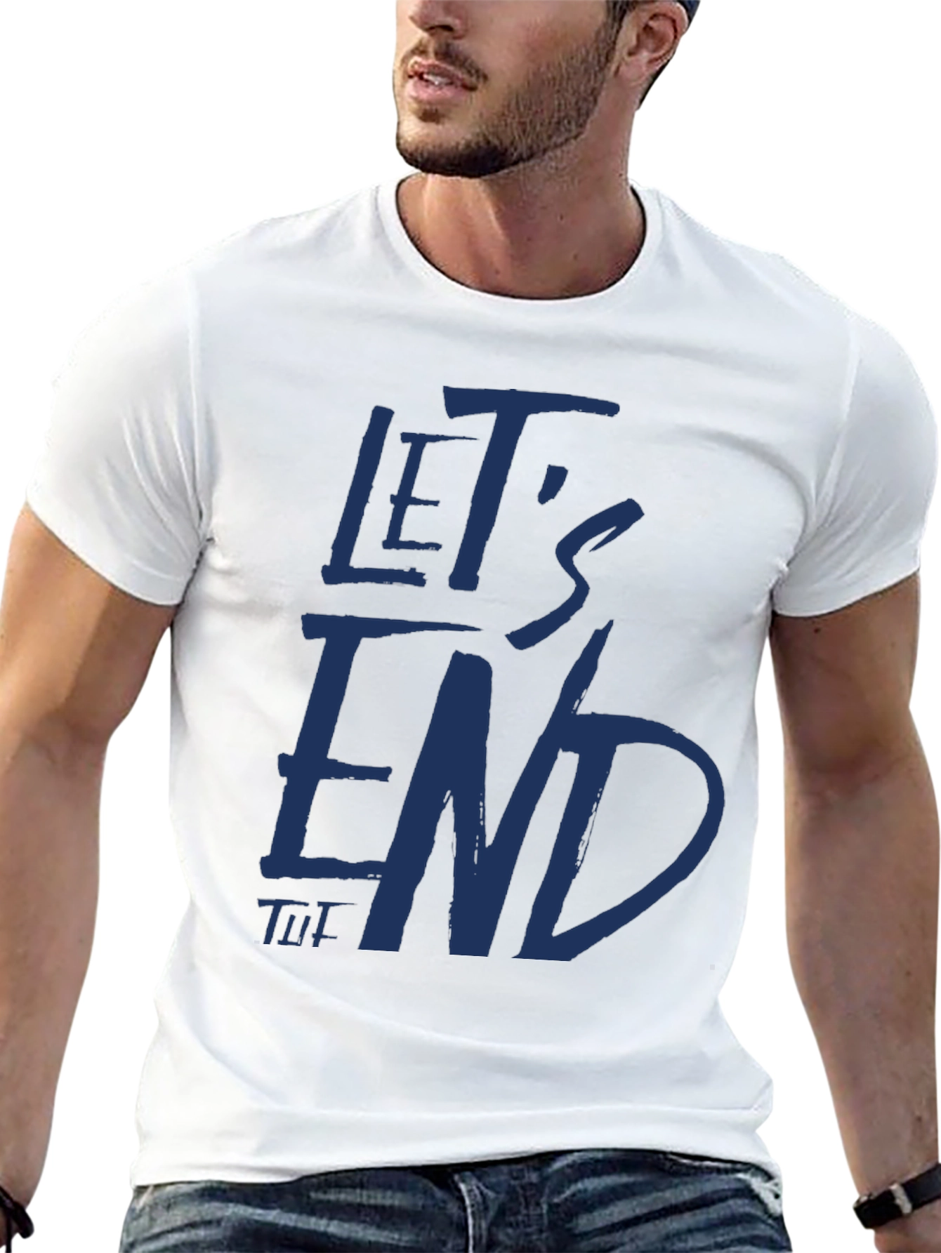 Lets End This Black Graphic T-Shirt