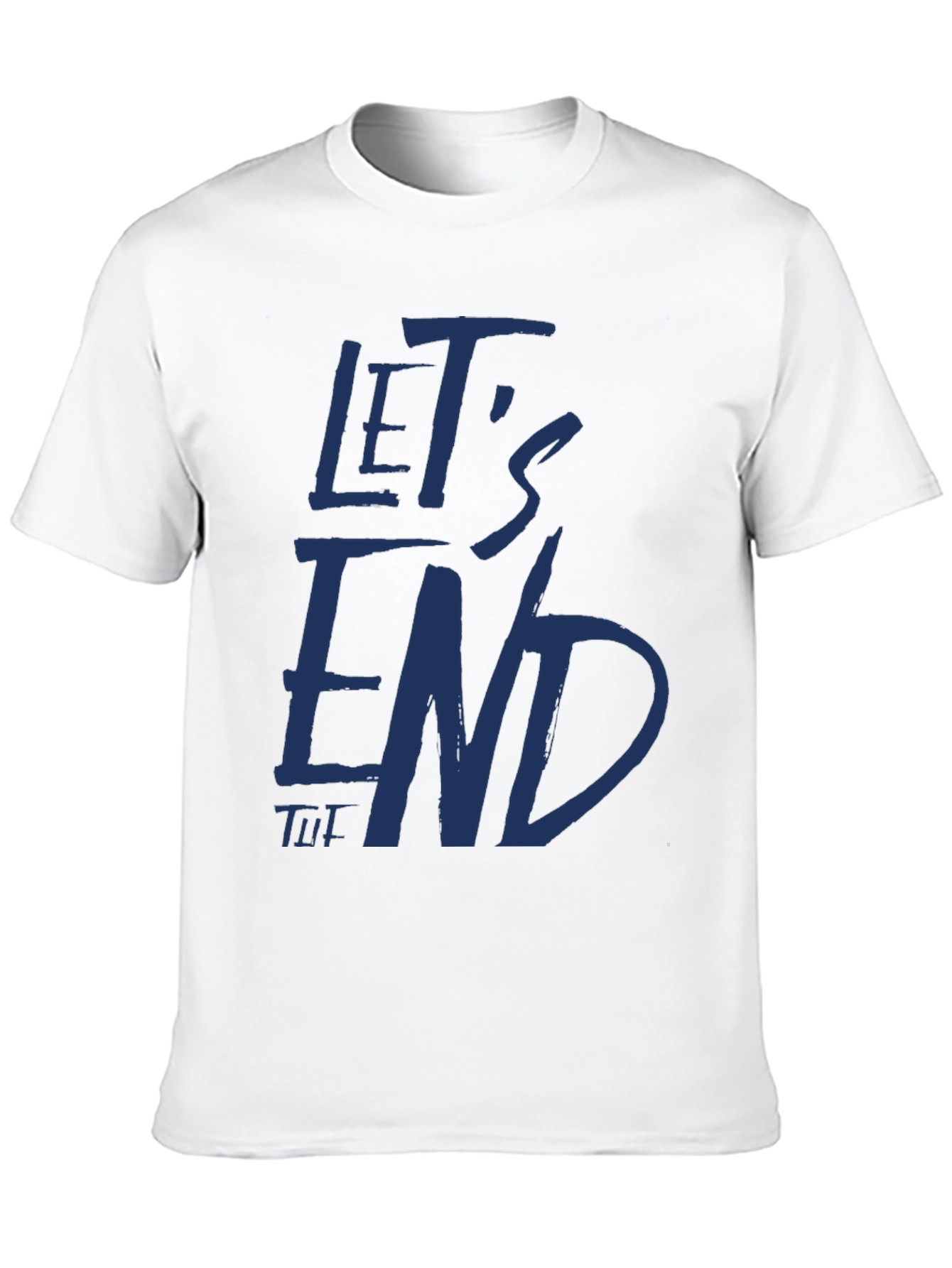 Lets End This Black Graphic T-Shirt