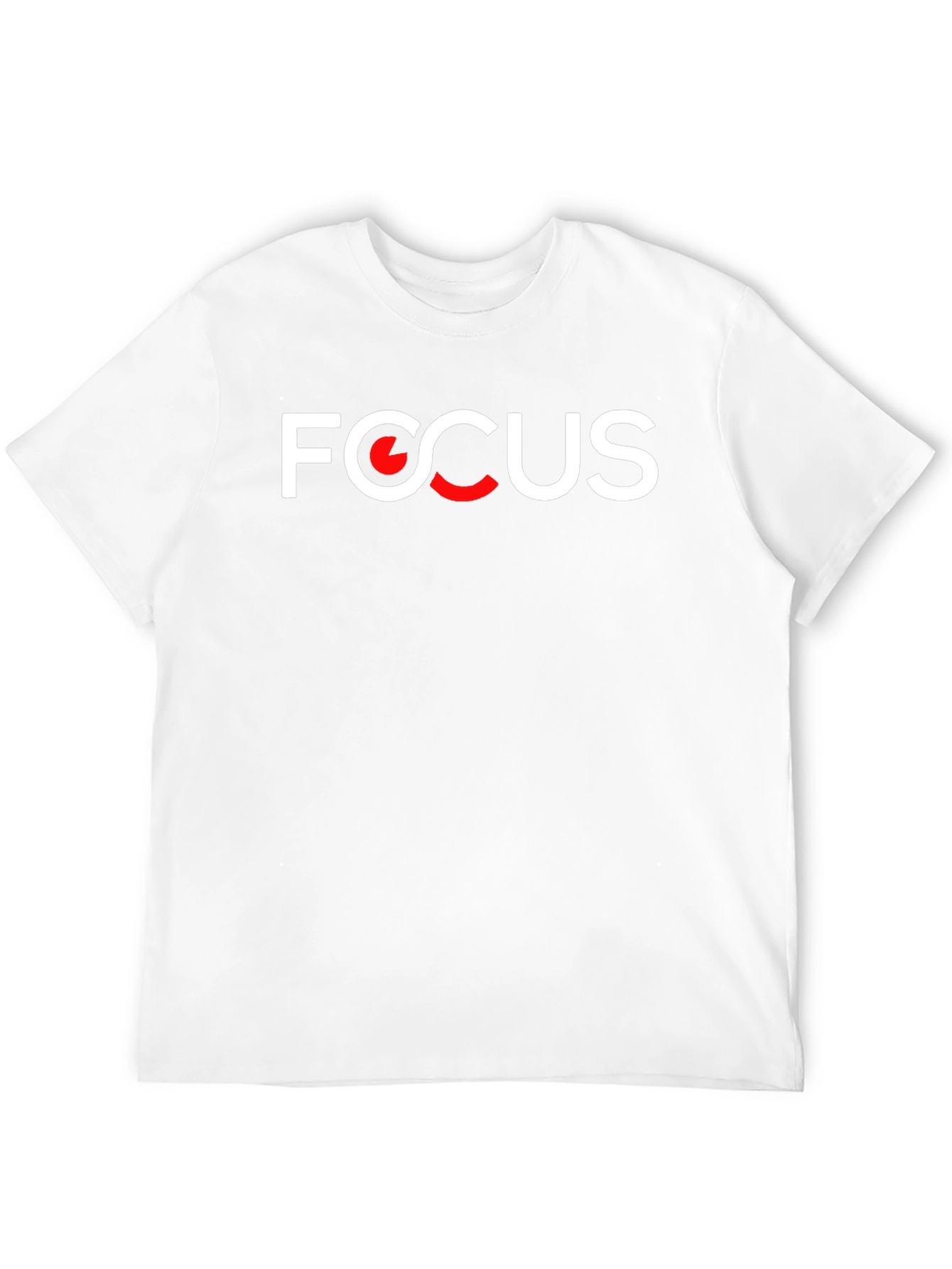 Focus Graphic Tee - Stylish Black Cotton T-Shirt