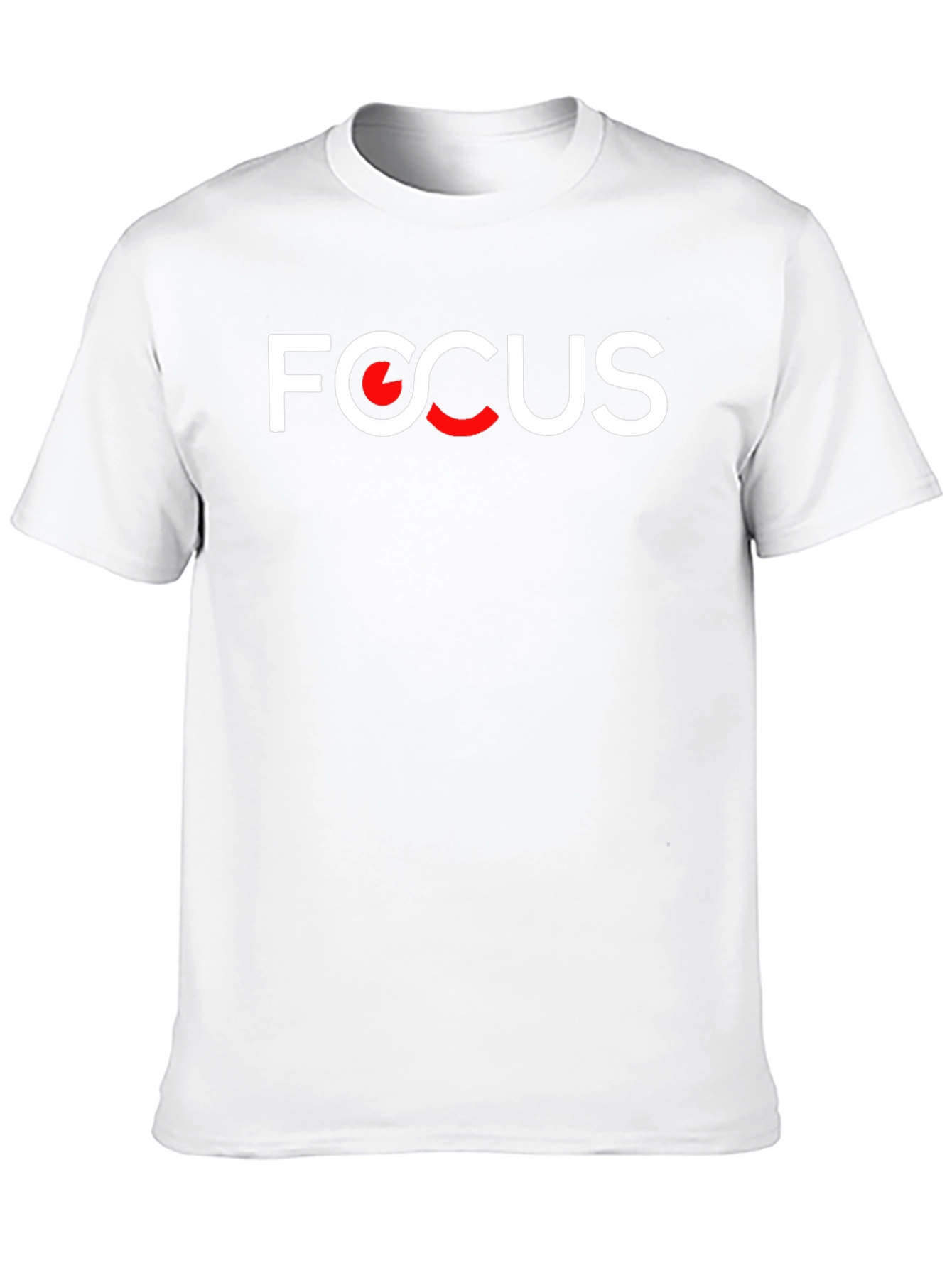 Focus Graphic Tee - Stylish Black Cotton T-Shirt
