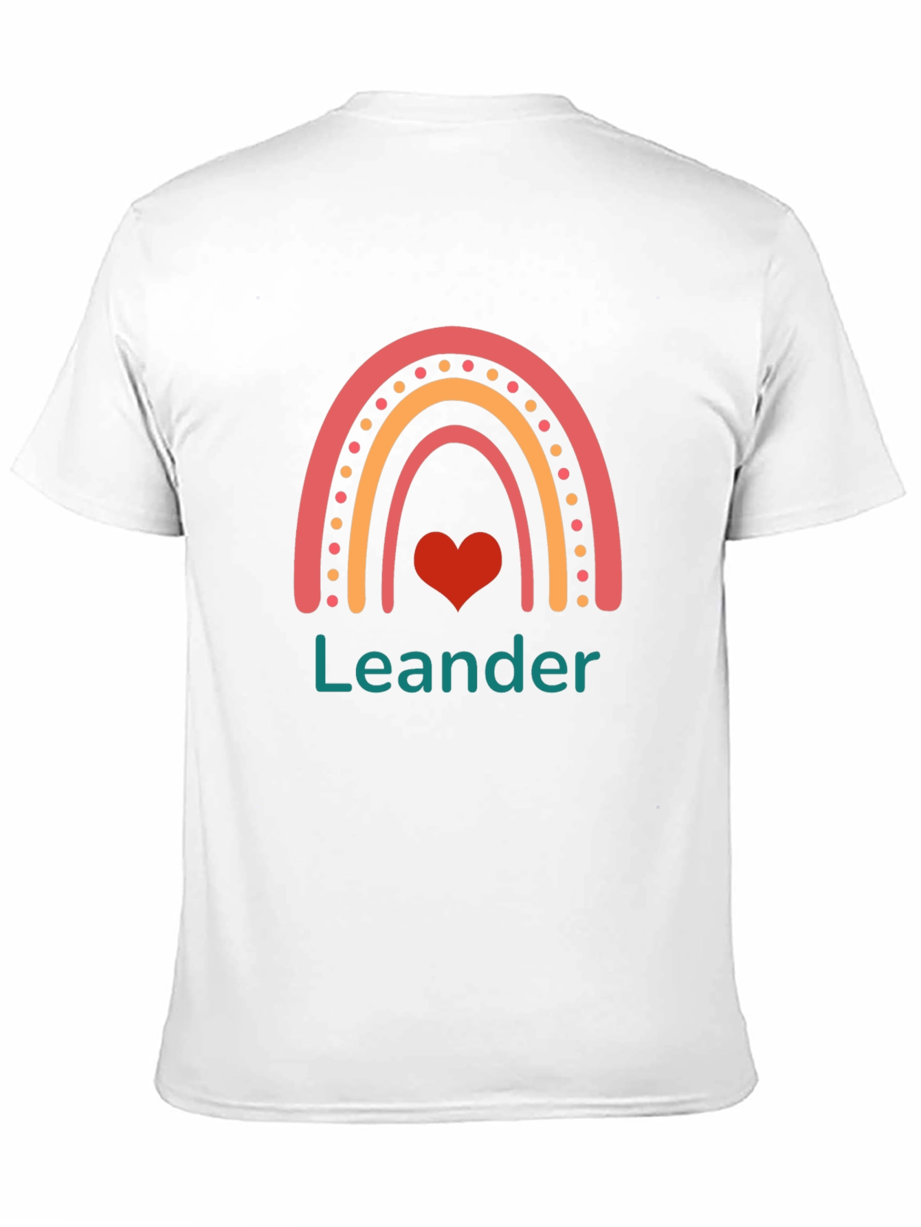 Leander Rainbow Heart T-Shirt