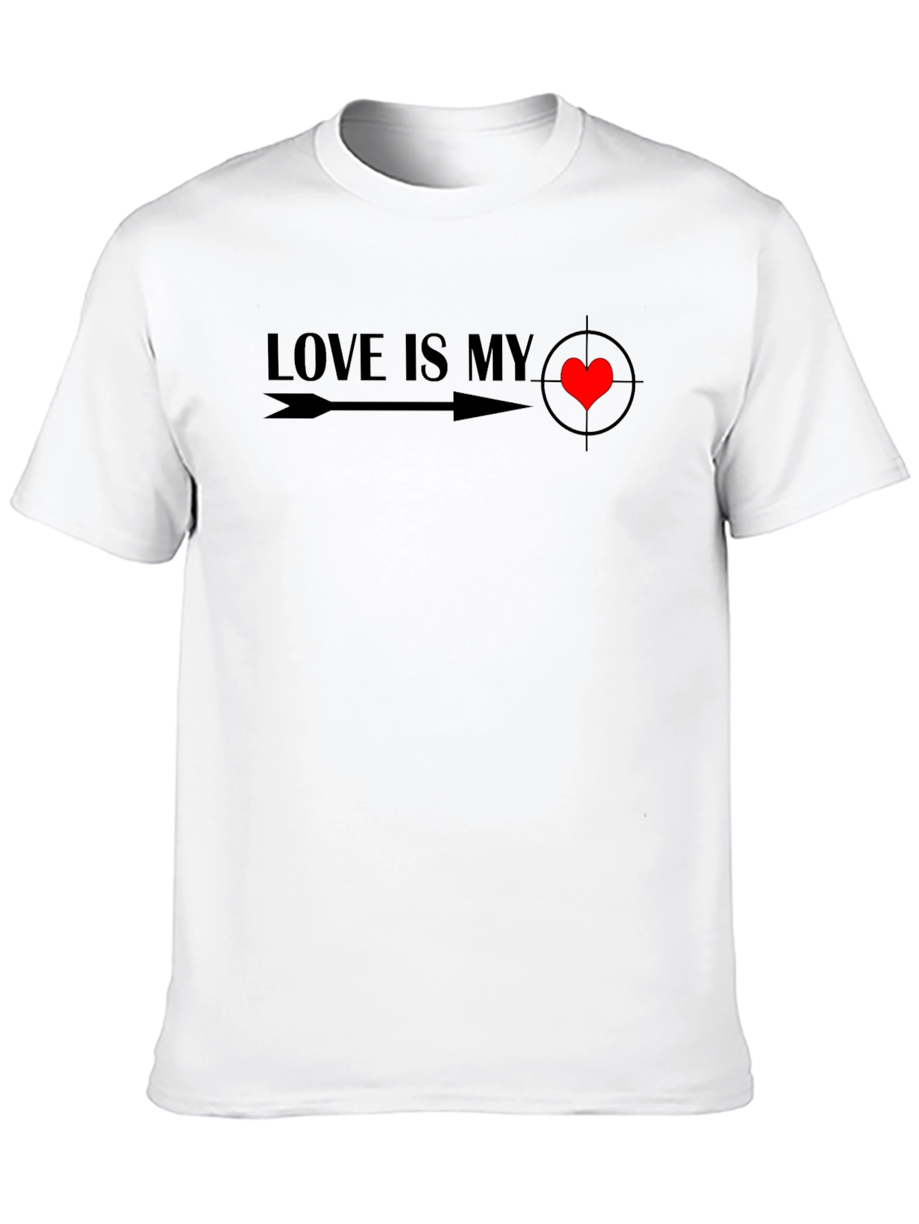 Love is My Target Graphic Tee