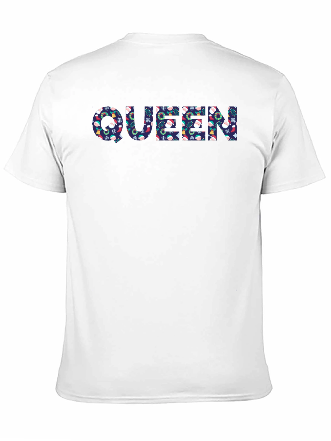 Queen Christmas Pattern Graphic T-Shirt