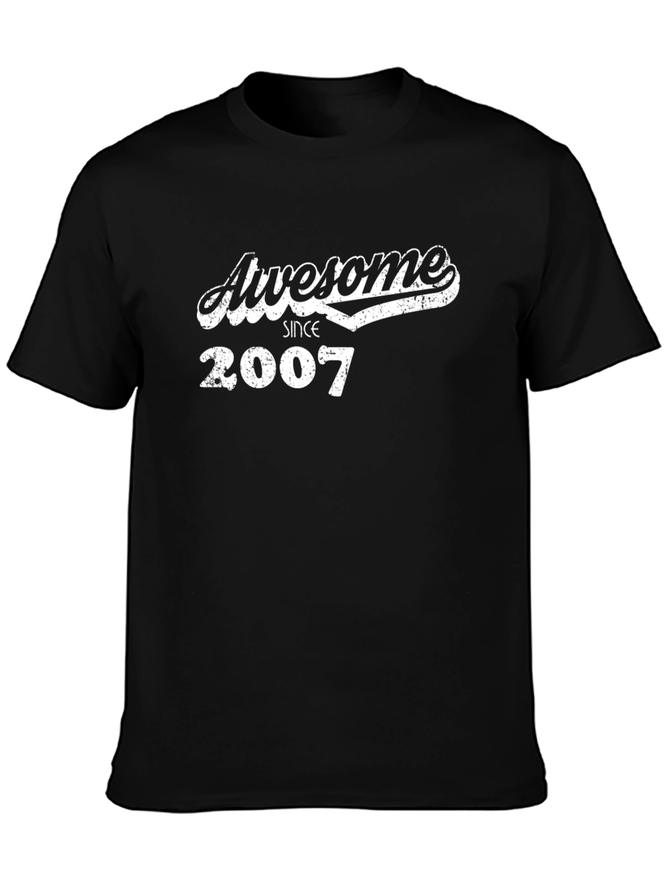 Awesome Since 2007 Black T-Shirt