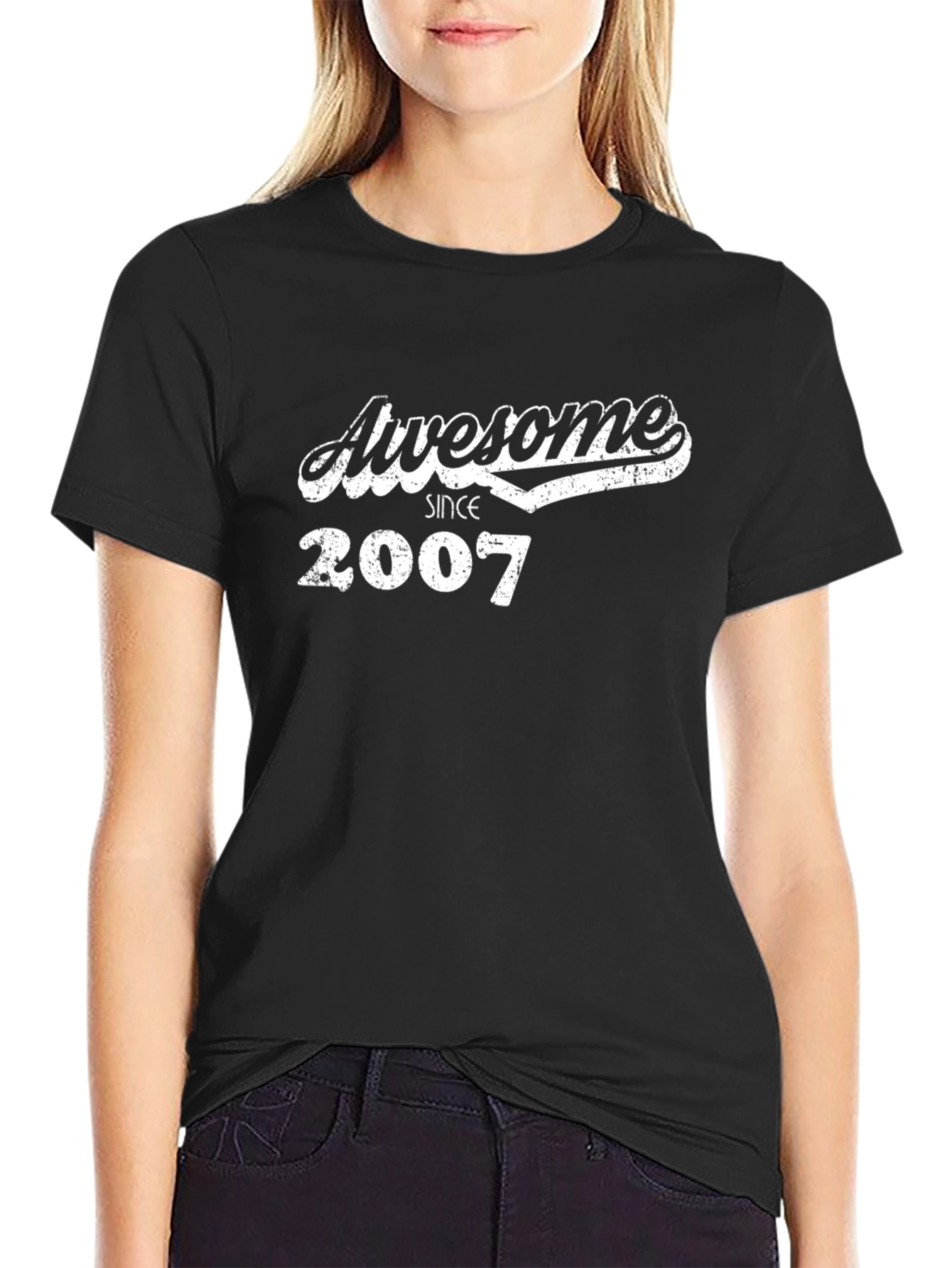 Awesome Since 2007 Black T-Shirt