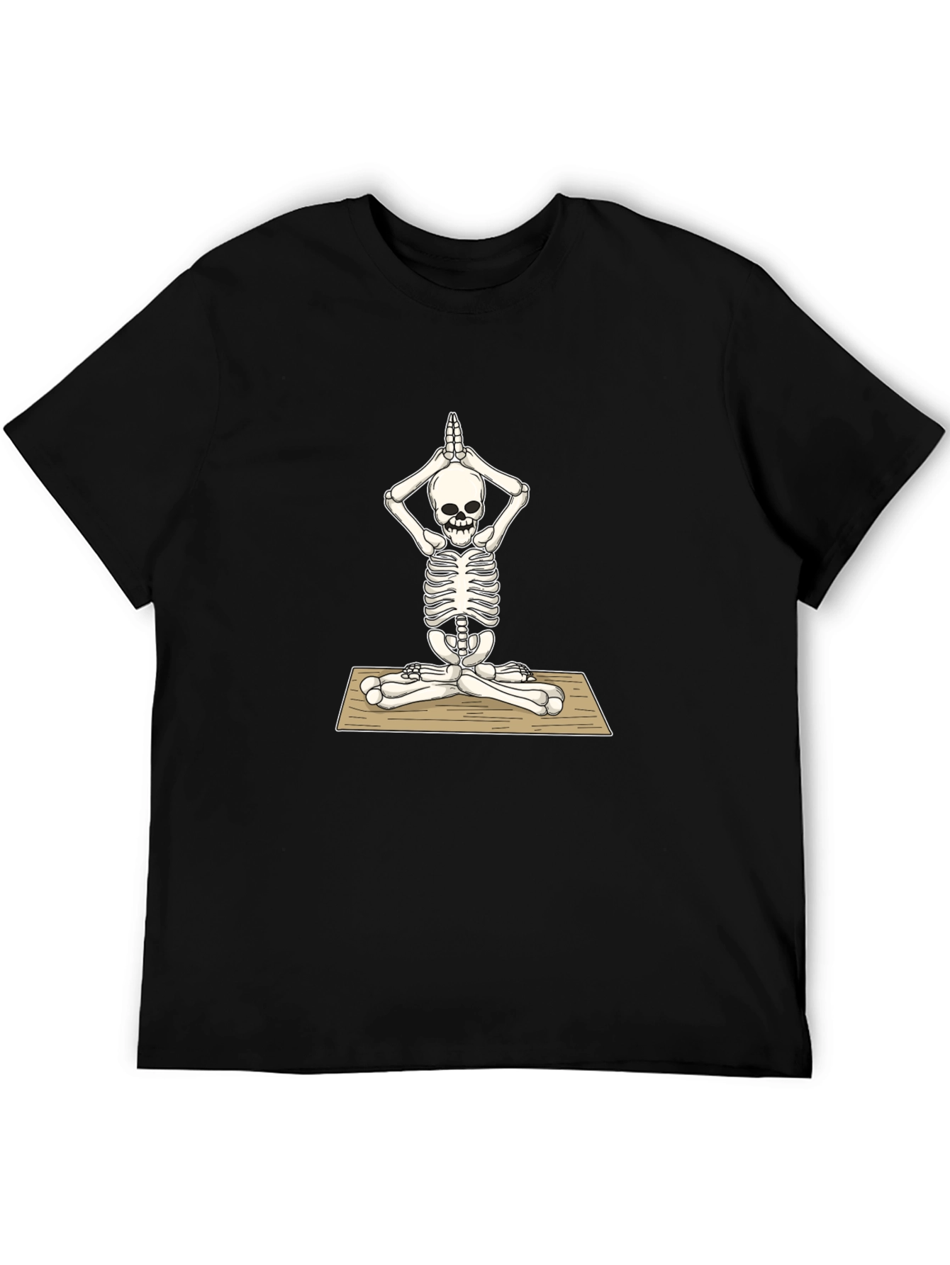 Yoga Skeleton T-Shirt - Meditating Anatomy Tee