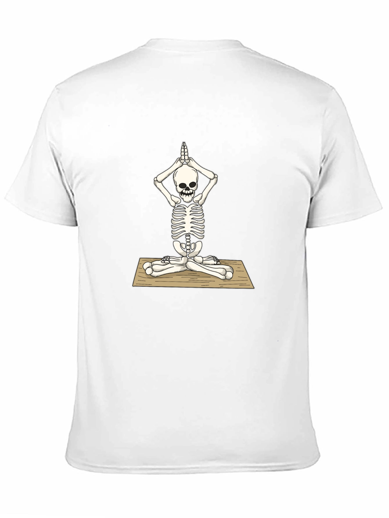 Yoga Skeleton T-Shirt - Meditating Anatomy Tee