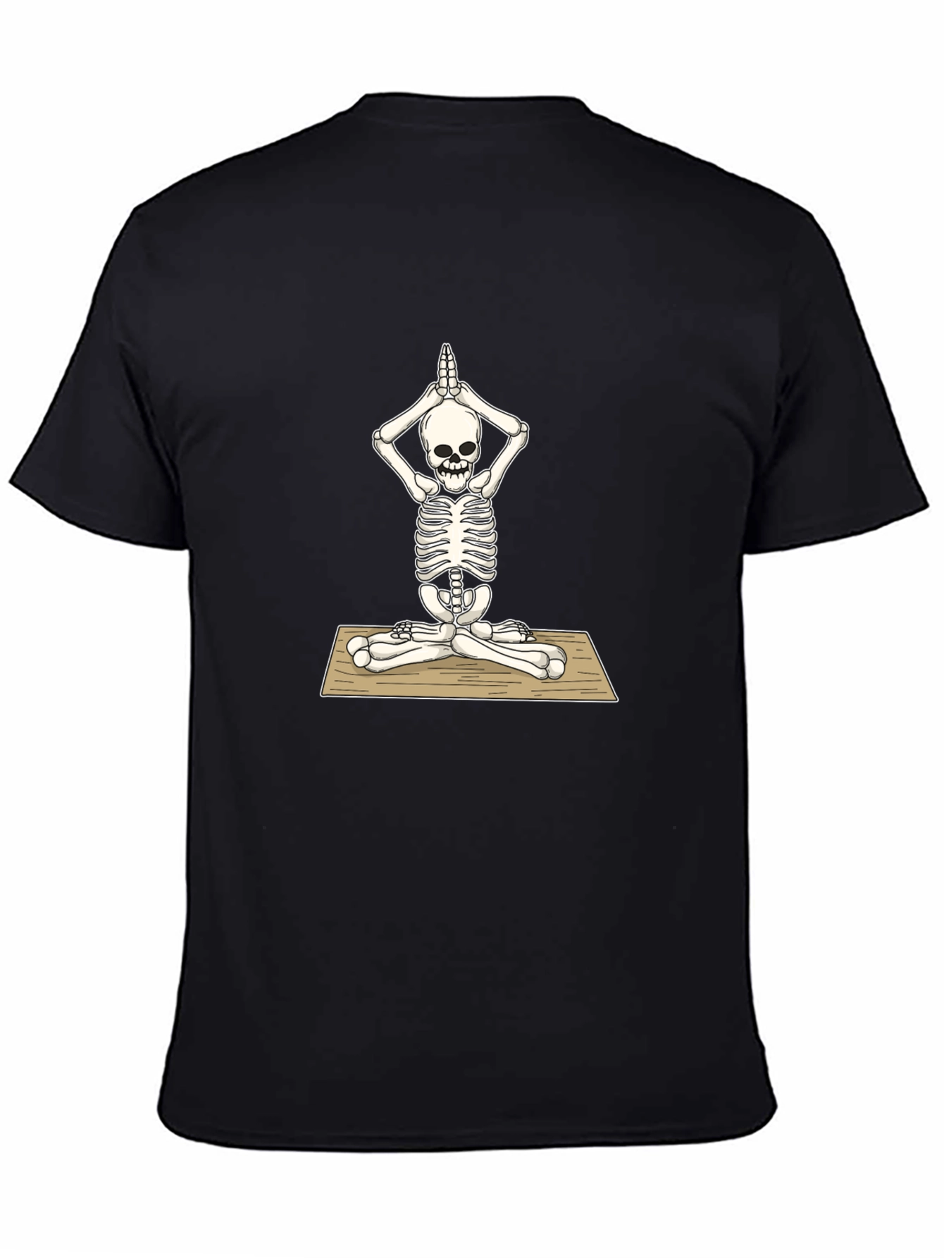 Yoga Skeleton T-Shirt - Meditating Anatomy Tee