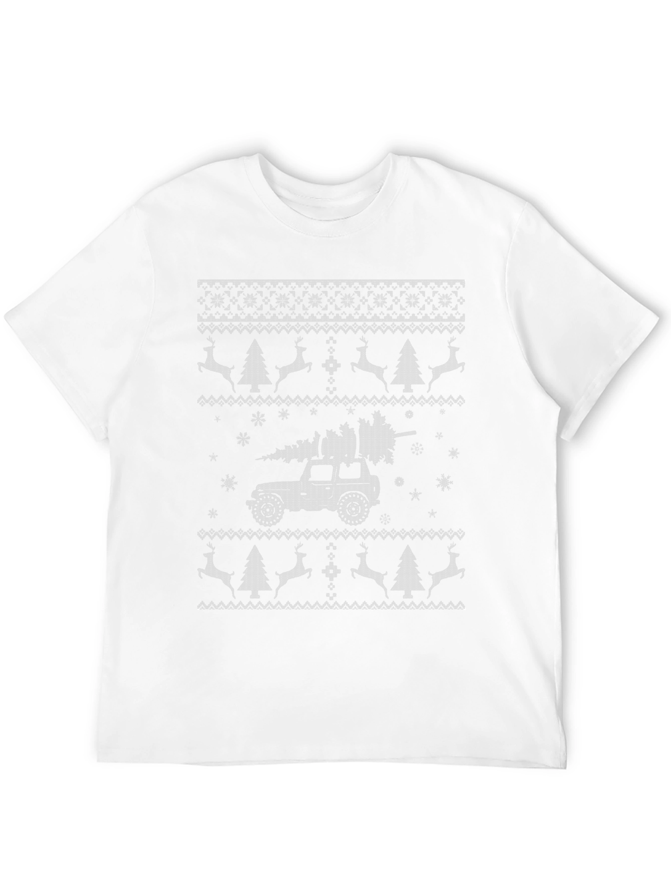 Christmas Jeep Ugly Sweater T-Shirt Holiday Gift