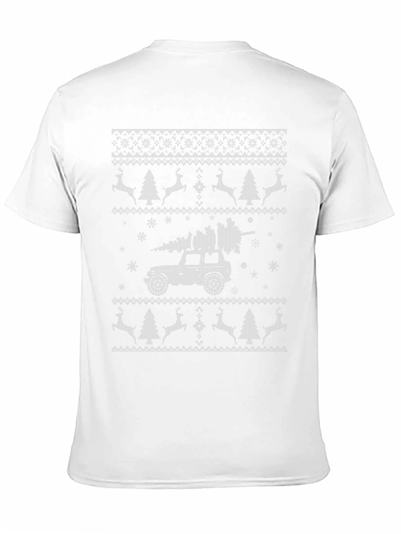 Christmas Jeep Ugly Sweater T-Shirt Holiday Gift