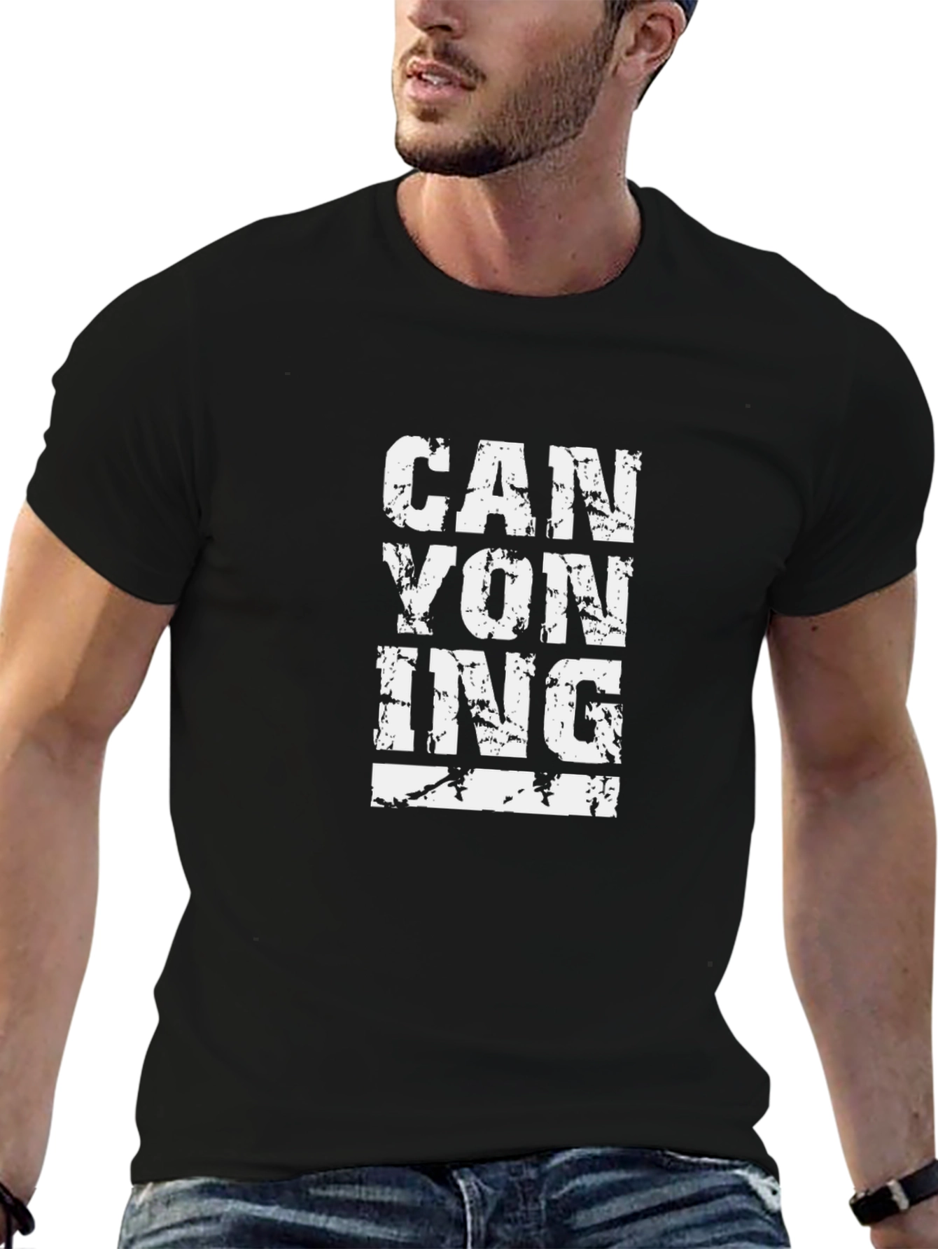 CANYONING Black T-Shirt