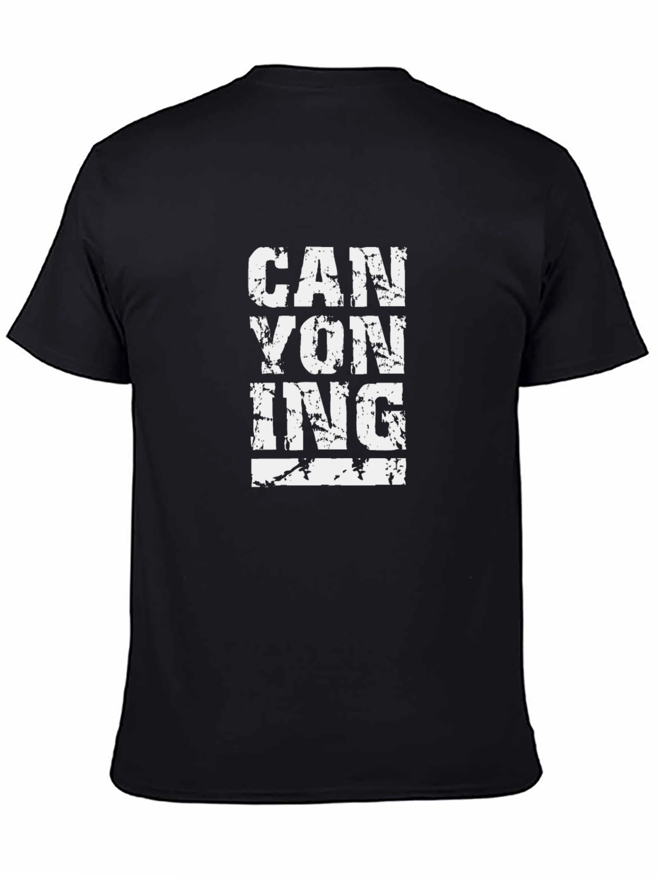 CANYONING Black T-Shirt