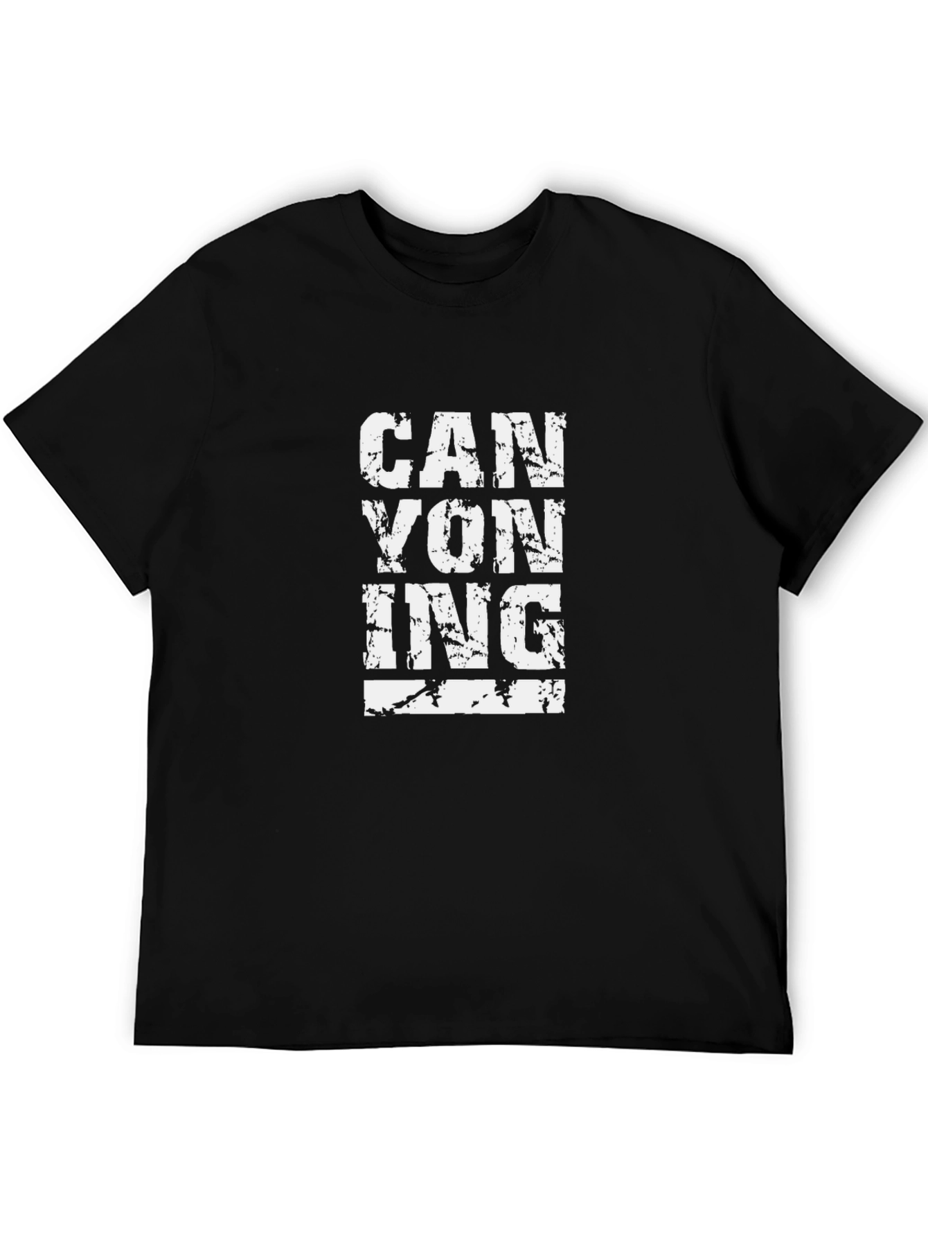 CANYONING Black T-Shirt