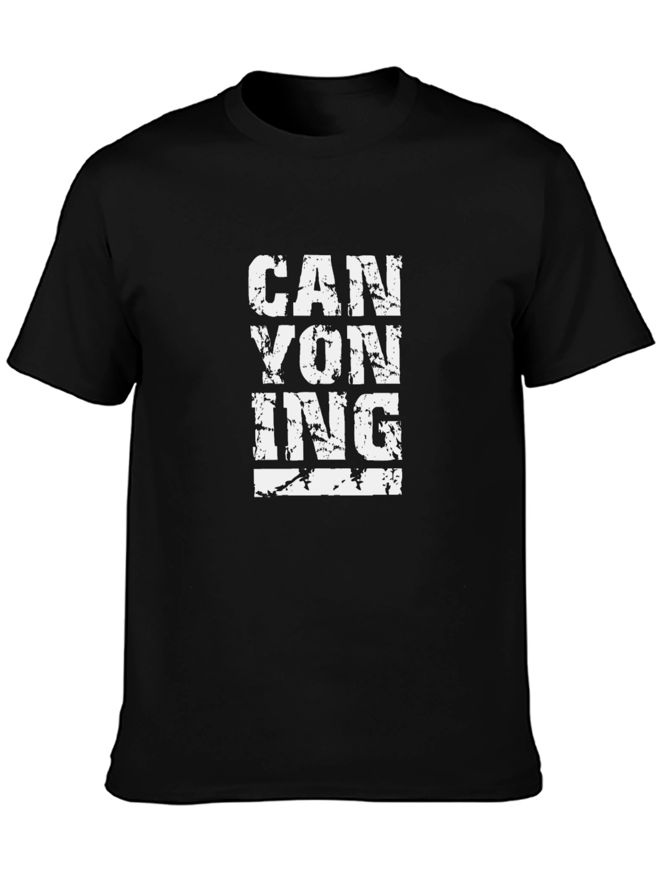 CANYONING Black T-Shirt