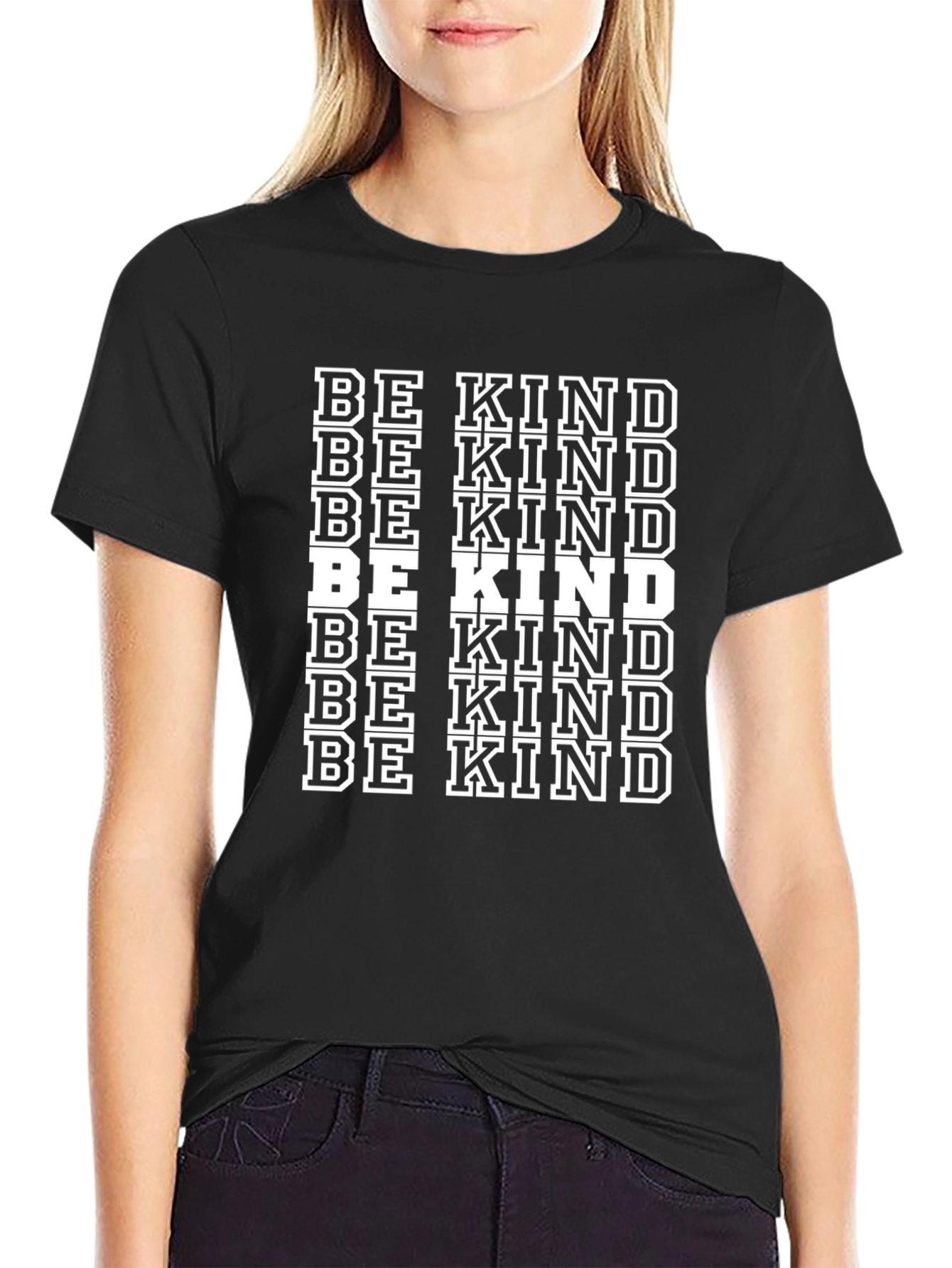 Be Kind Graphic Tee - Trendy Black T-Shirt