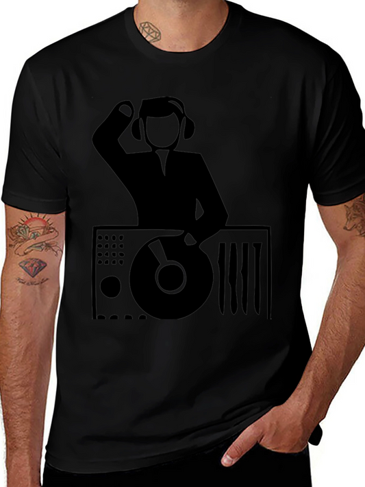 DJ Graphic Tee - Black Music Lover T-Shirt