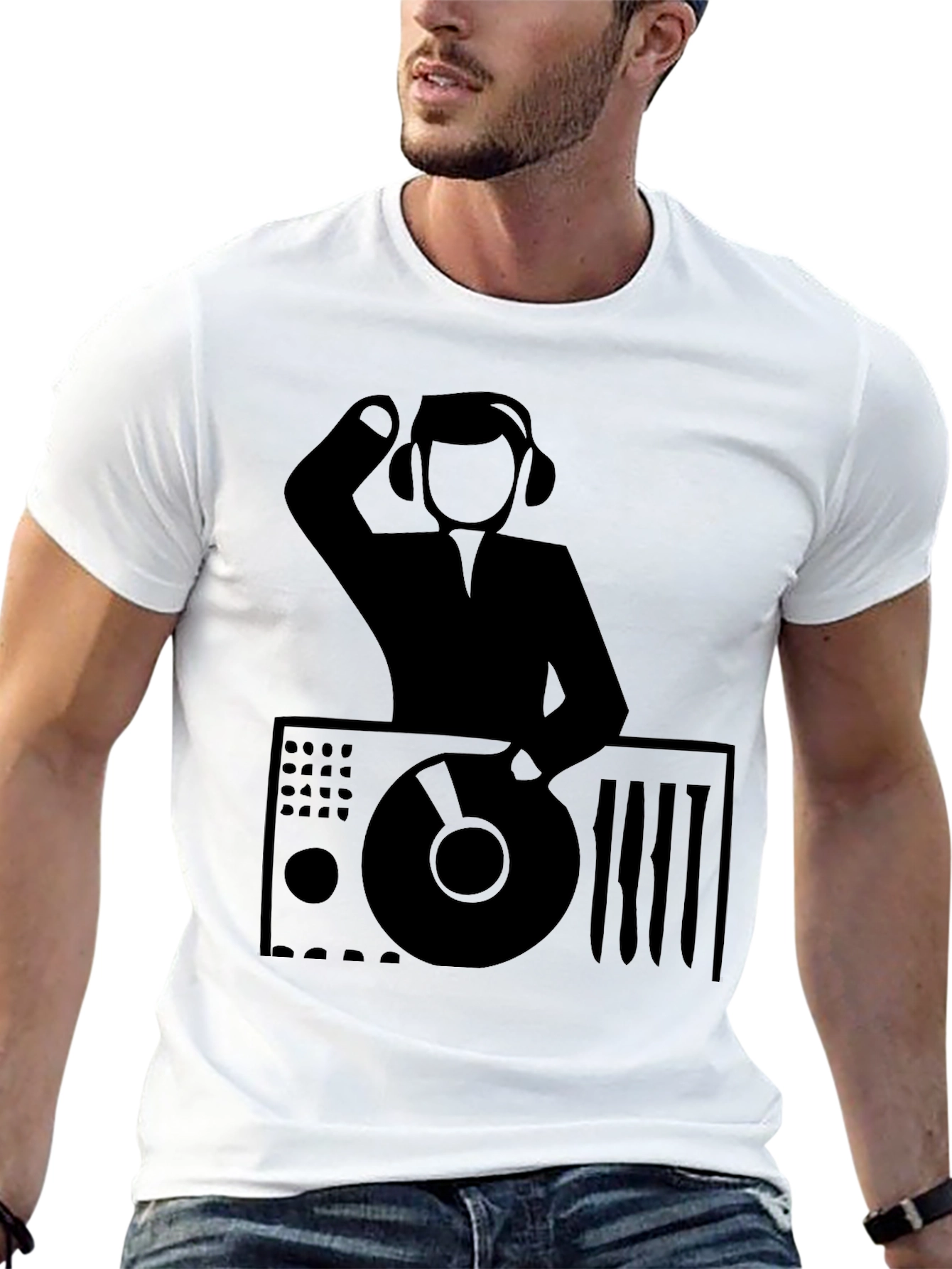 DJ Graphic Tee - Black Music Lover T-Shirt