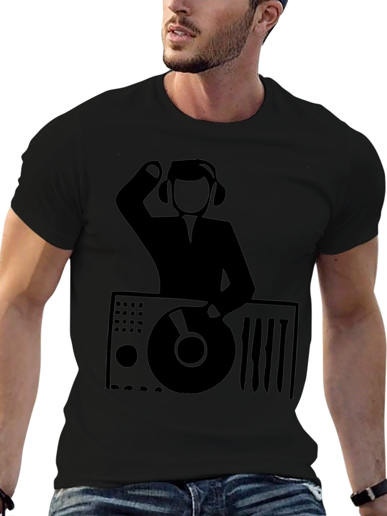 DJ Graphic Tee - Black Music Lover T-Shirt