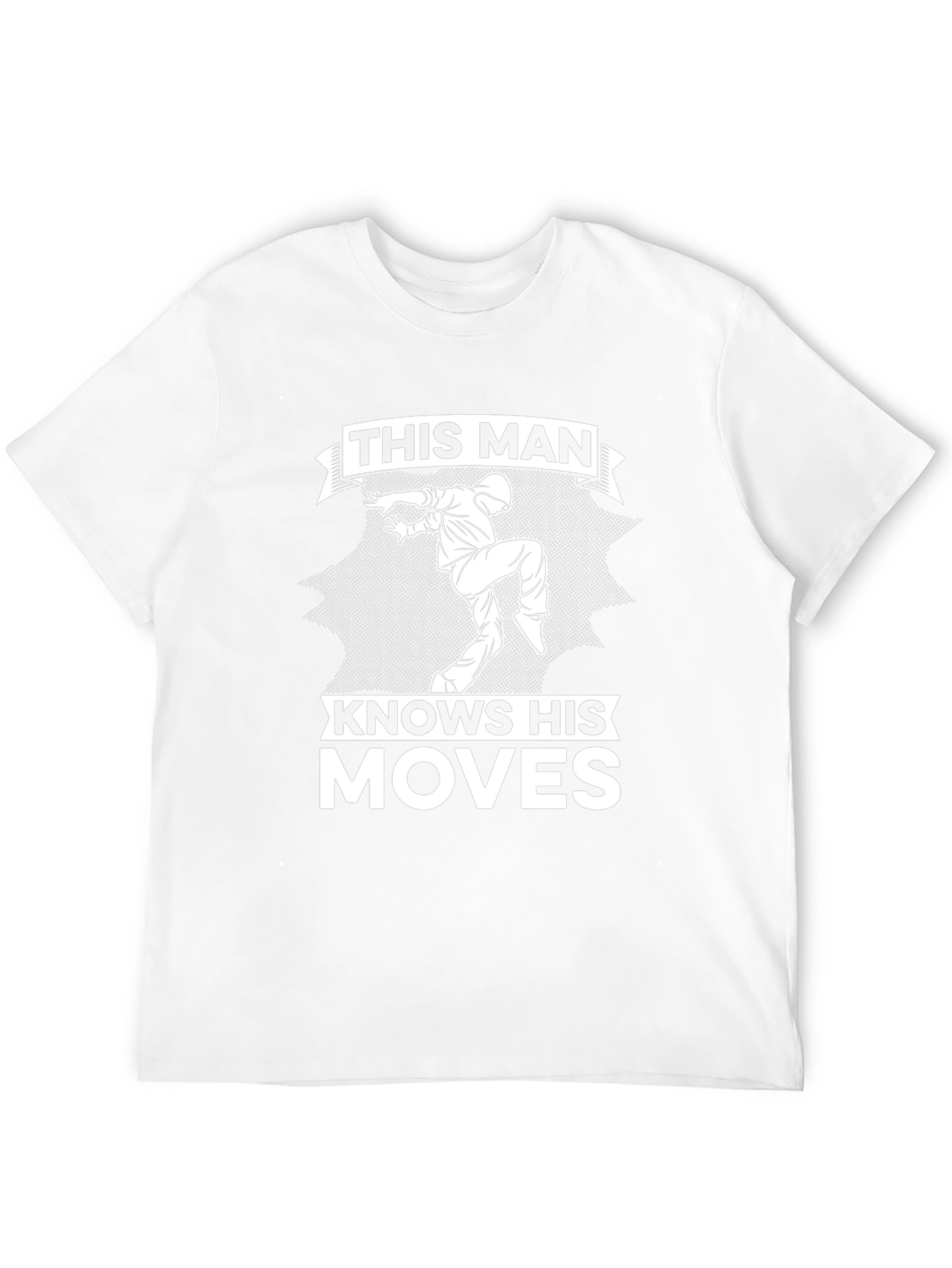 This Man Knows His Moves Black Graphic T-Shirt