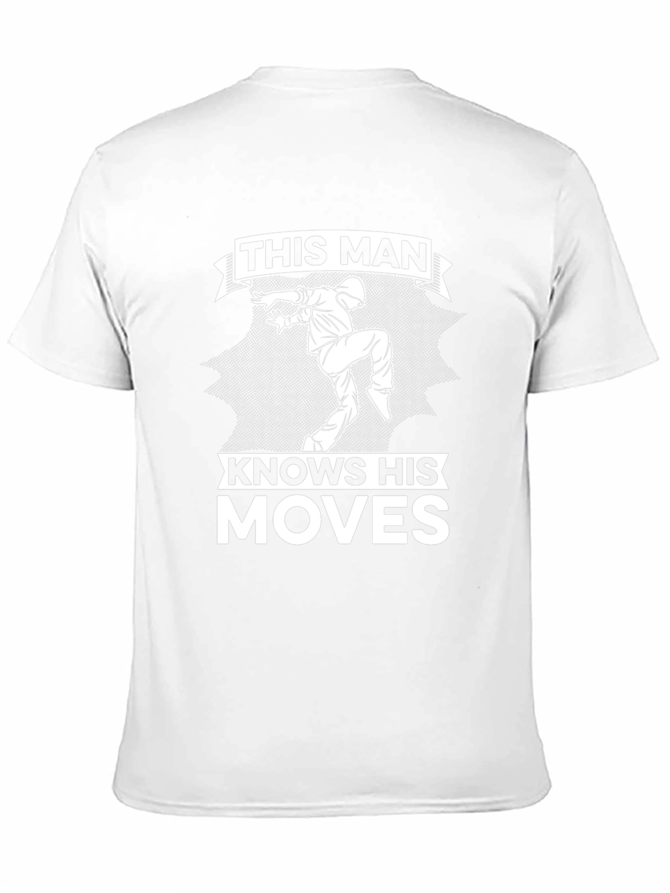 This Man Knows His Moves Black Graphic T-Shirt