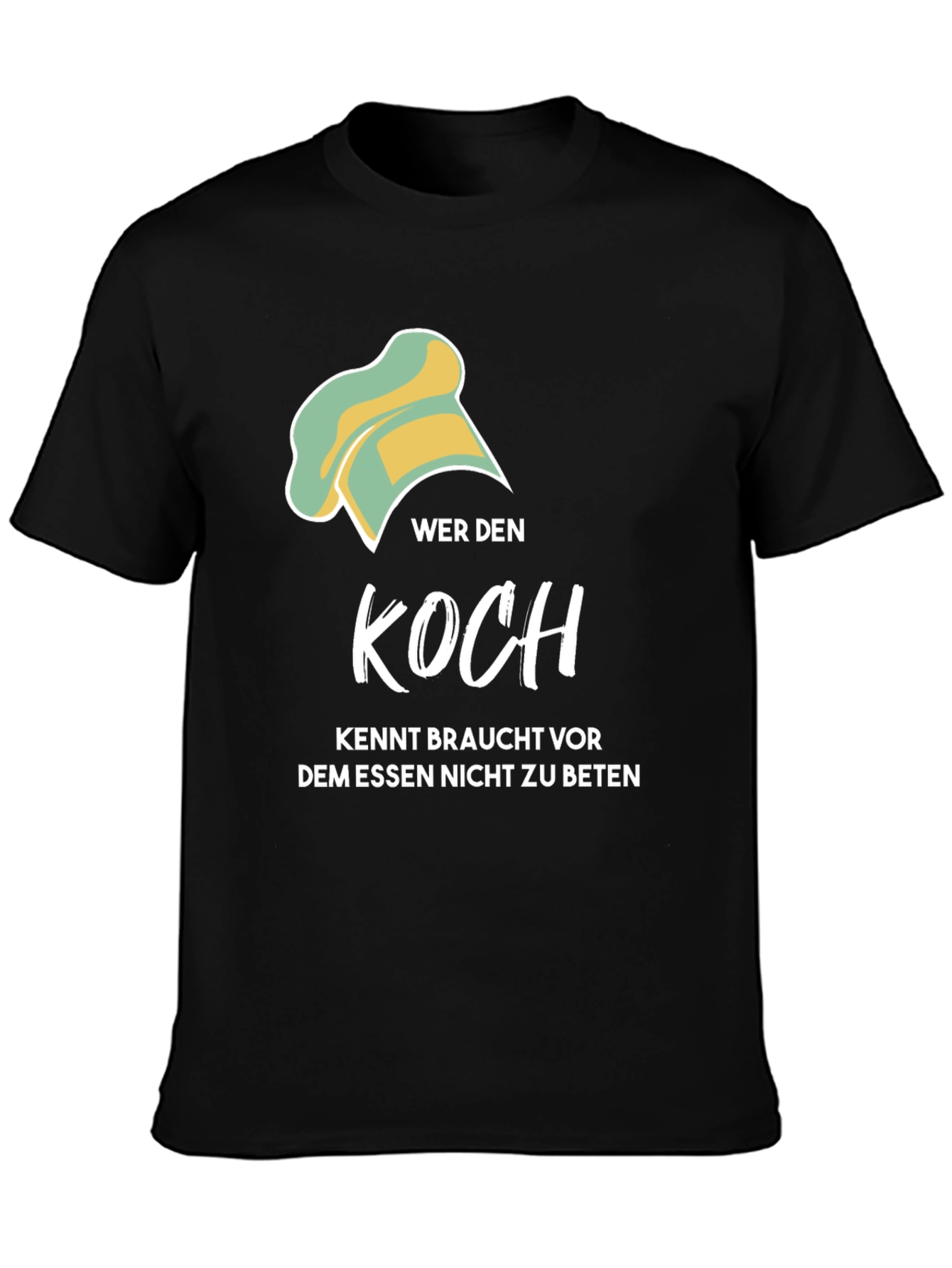 Wer den Koch Kennt T-Shirt - Funny Chef Tee