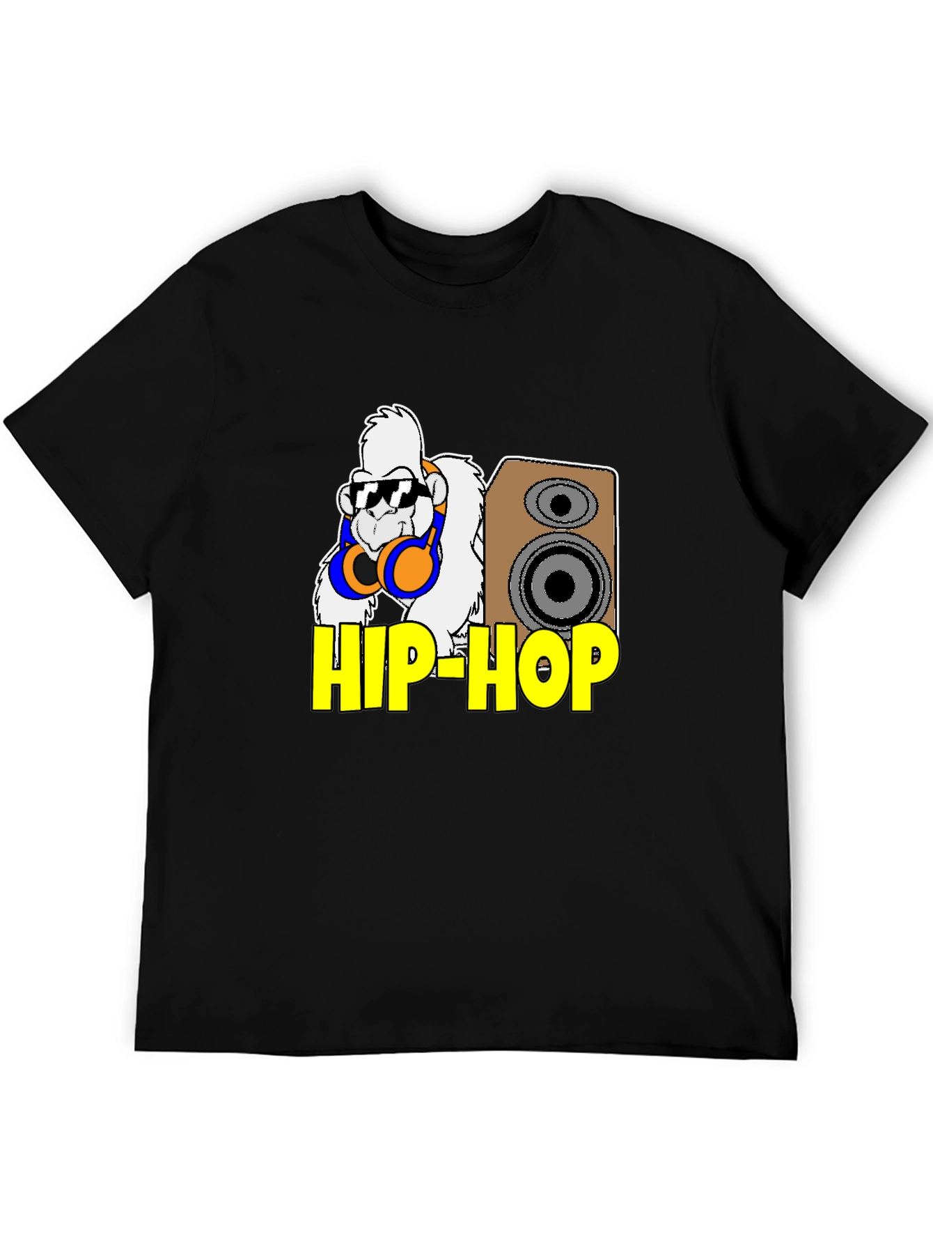 Hip Hop Gorilla Graphic T-Shirt
