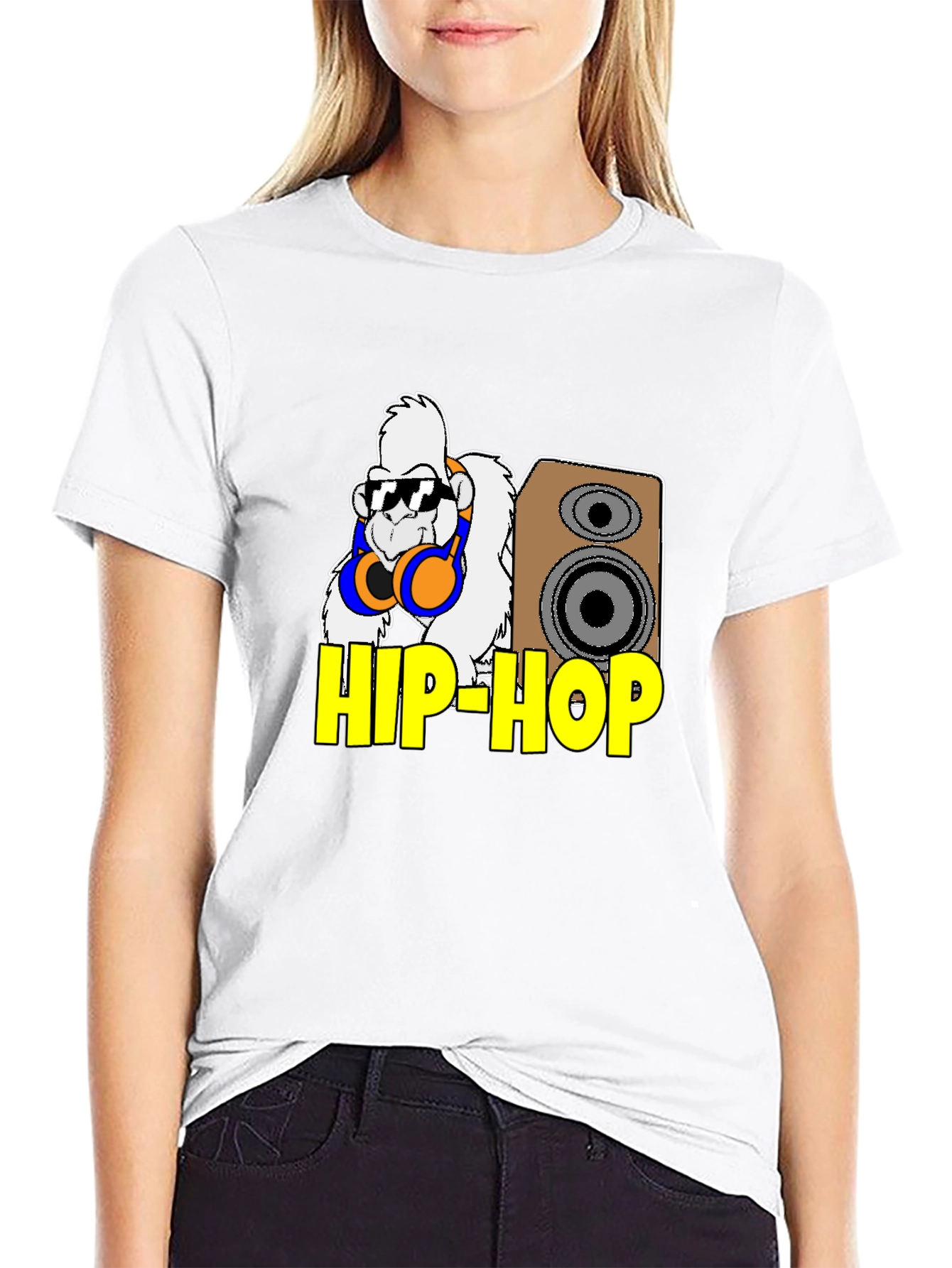 Hip Hop Gorilla Graphic T-Shirt