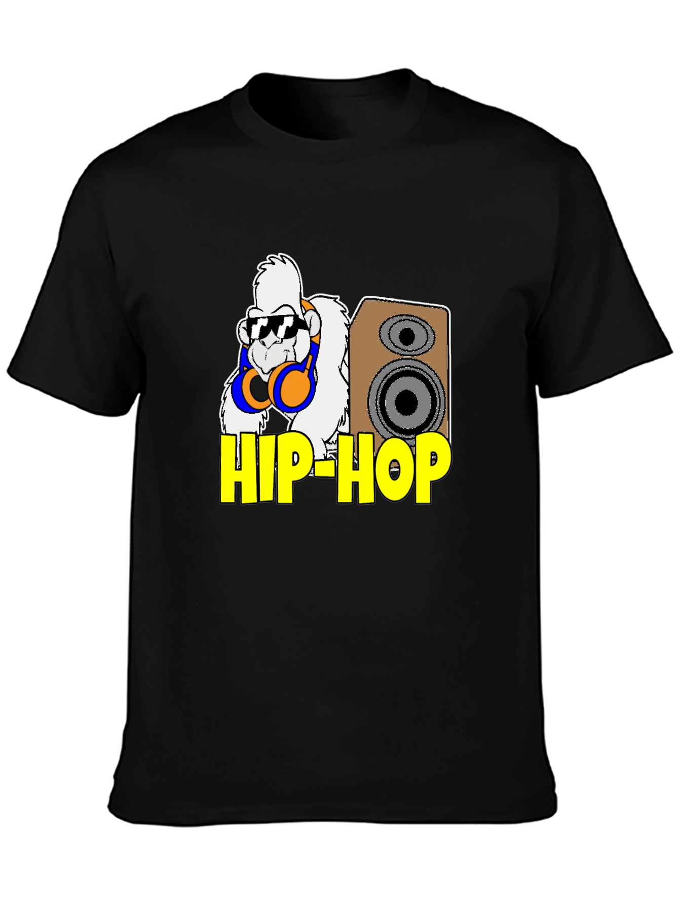 Hip Hop Gorilla Graphic T-Shirt