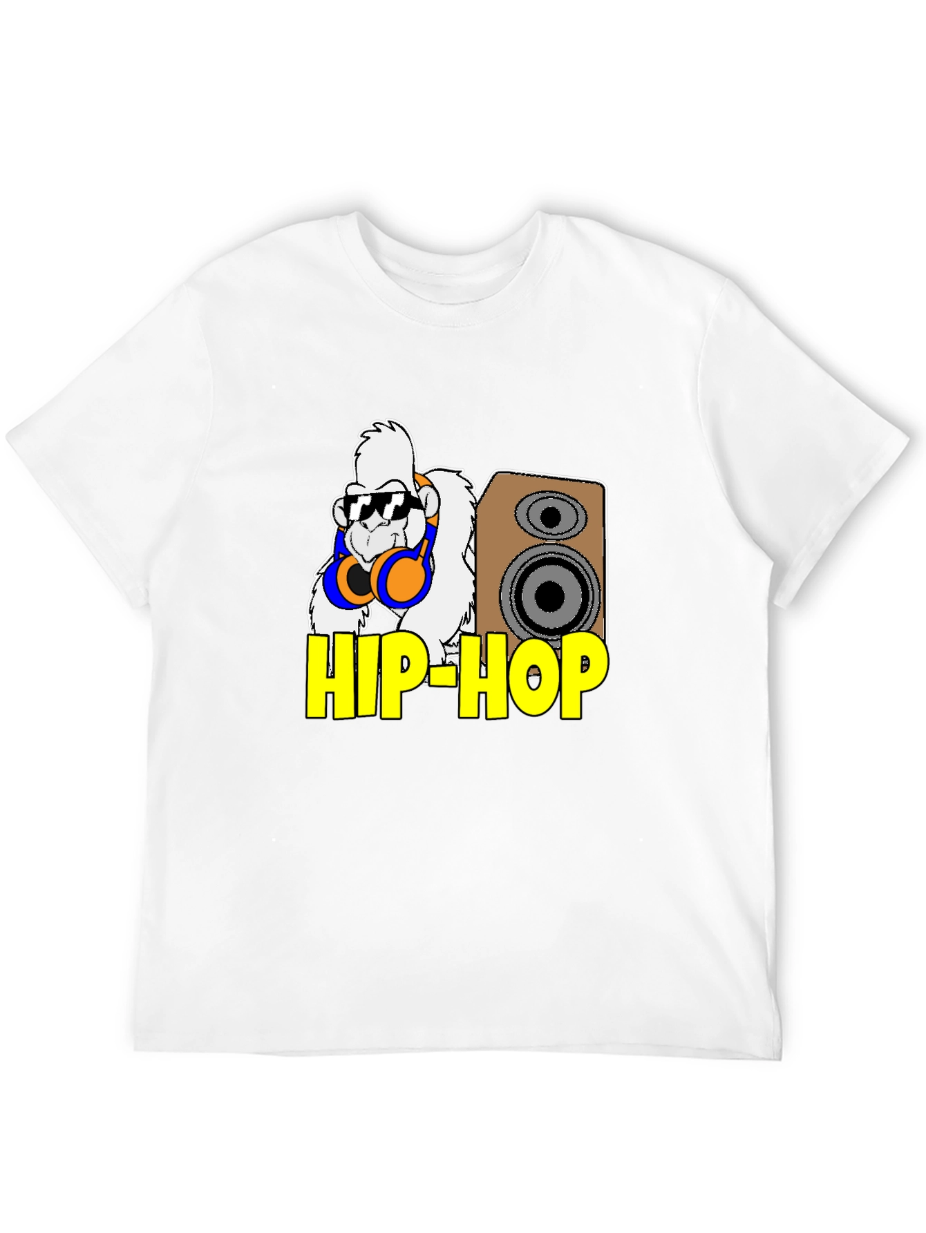 Hip Hop Gorilla Graphic T-Shirt