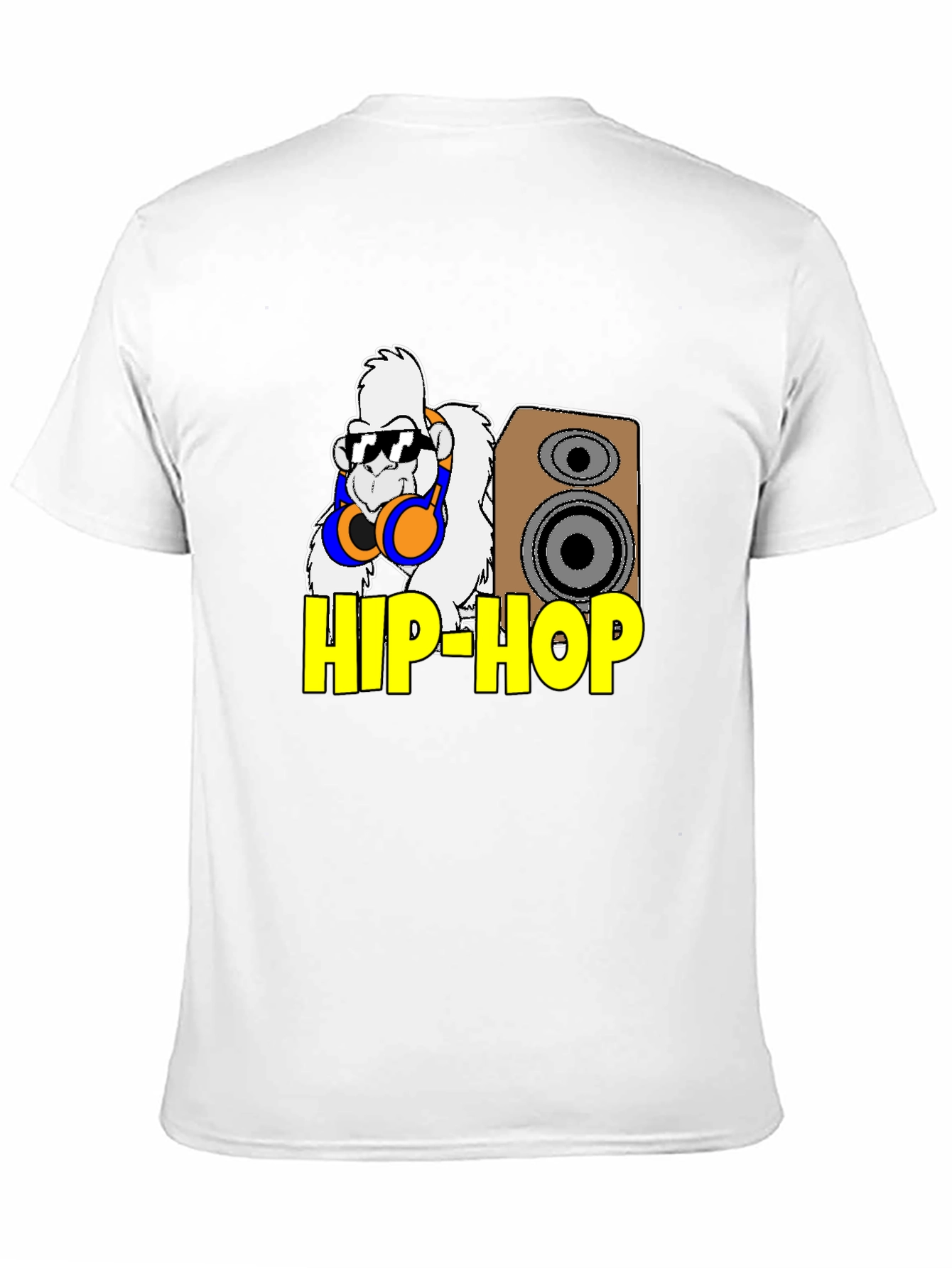 Hip Hop Gorilla Graphic T-Shirt
