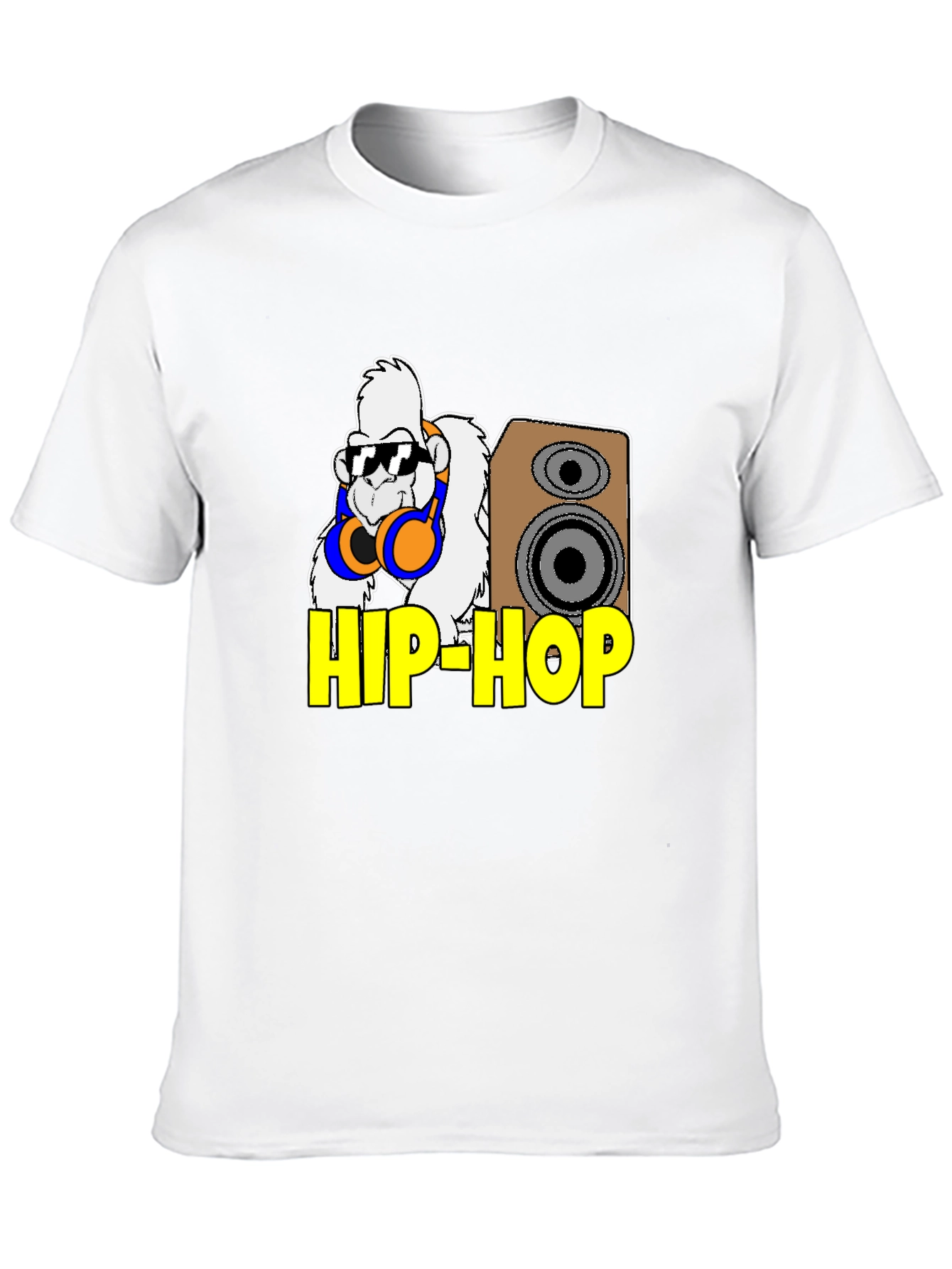 Hip Hop Gorilla Graphic T-Shirt