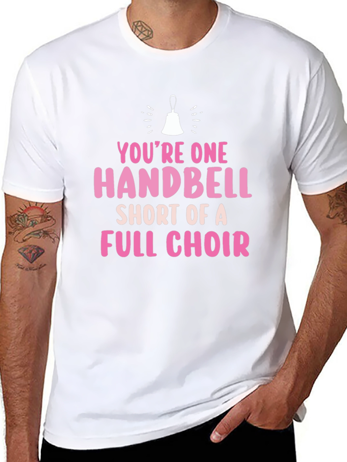 Handbell Choir T-Shirt - Funny Music Gift