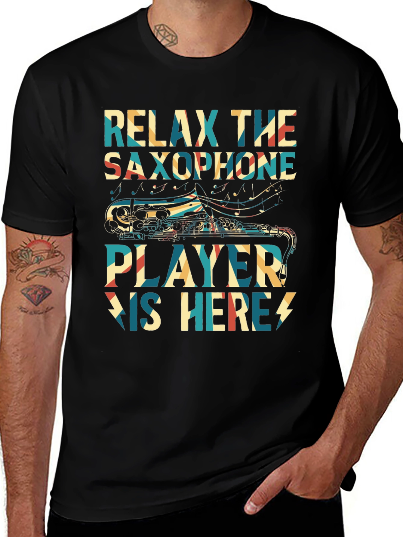 Relax Saxophone Player Here T-Shirt