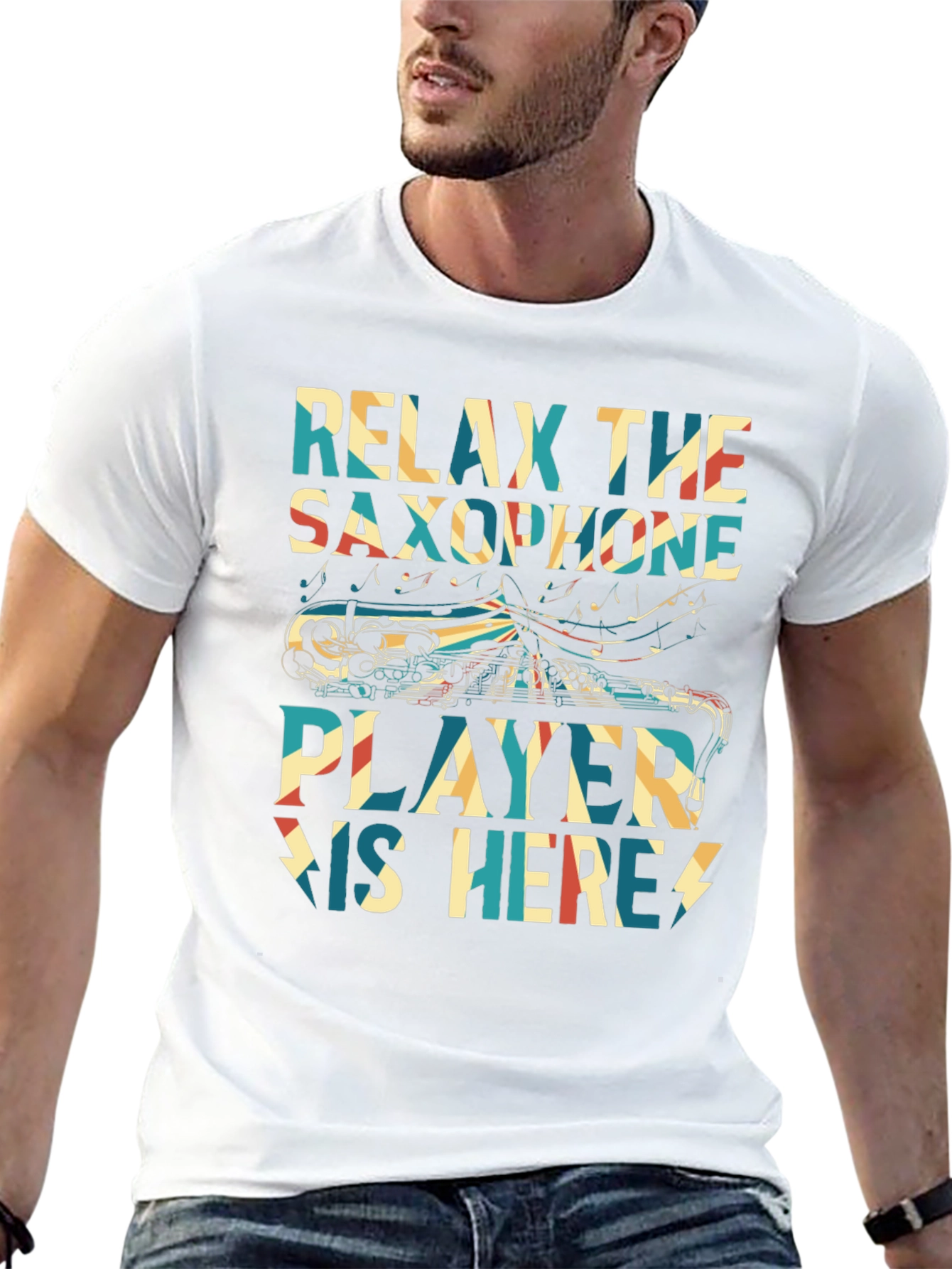 Relax Saxophone Player Here T-Shirt