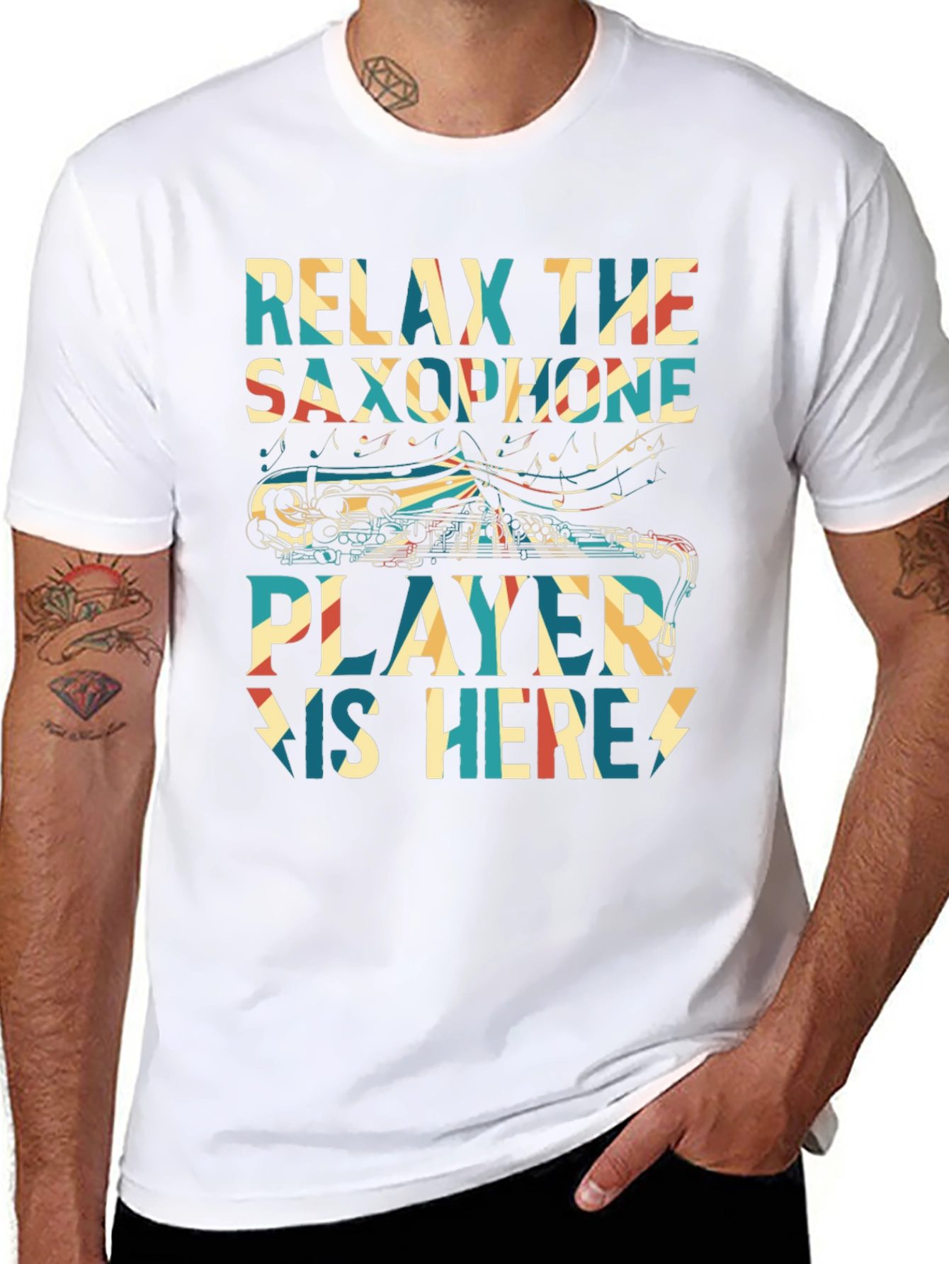Relax Saxophone Player Here T-Shirt