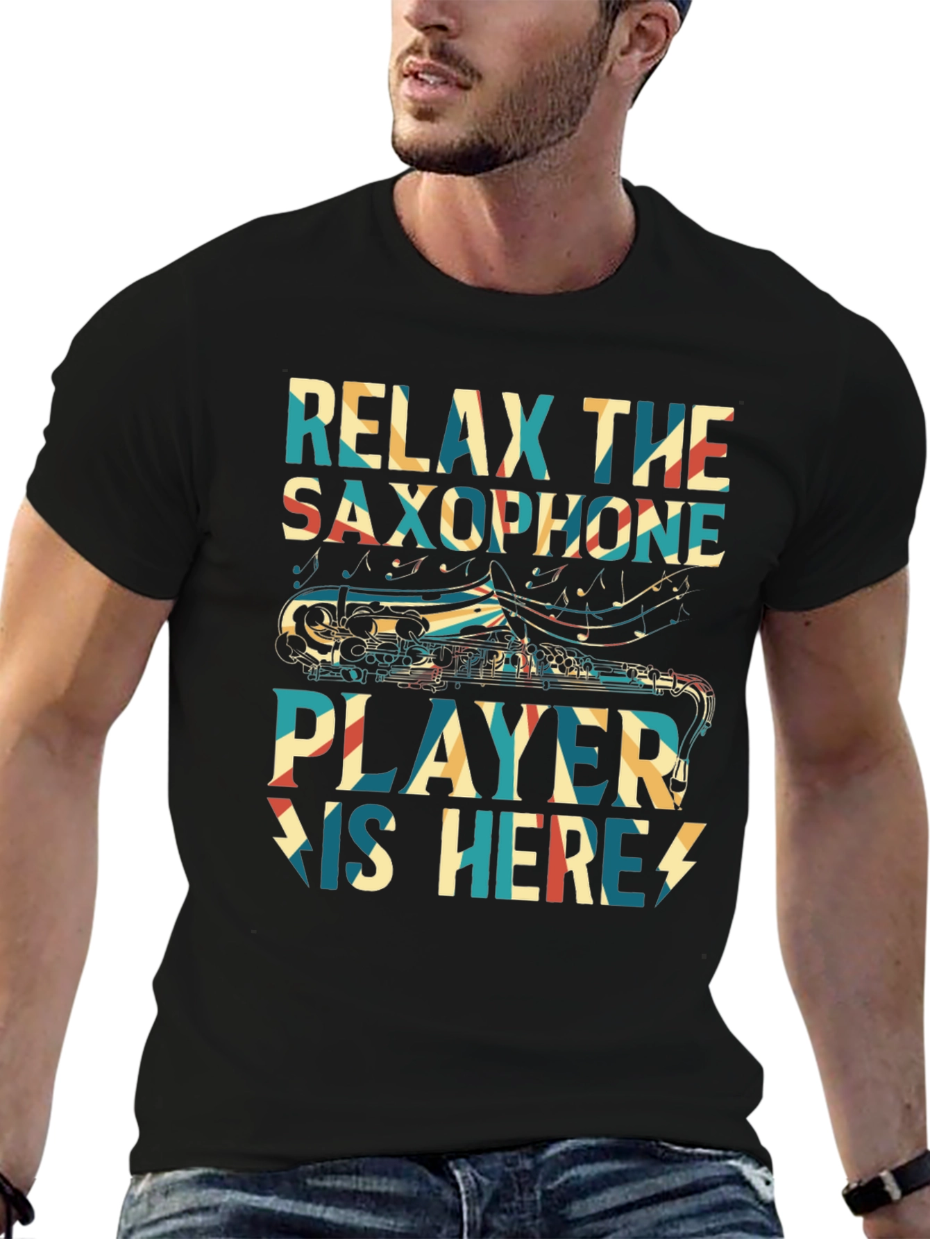 Relax Saxophone Player Here T-Shirt